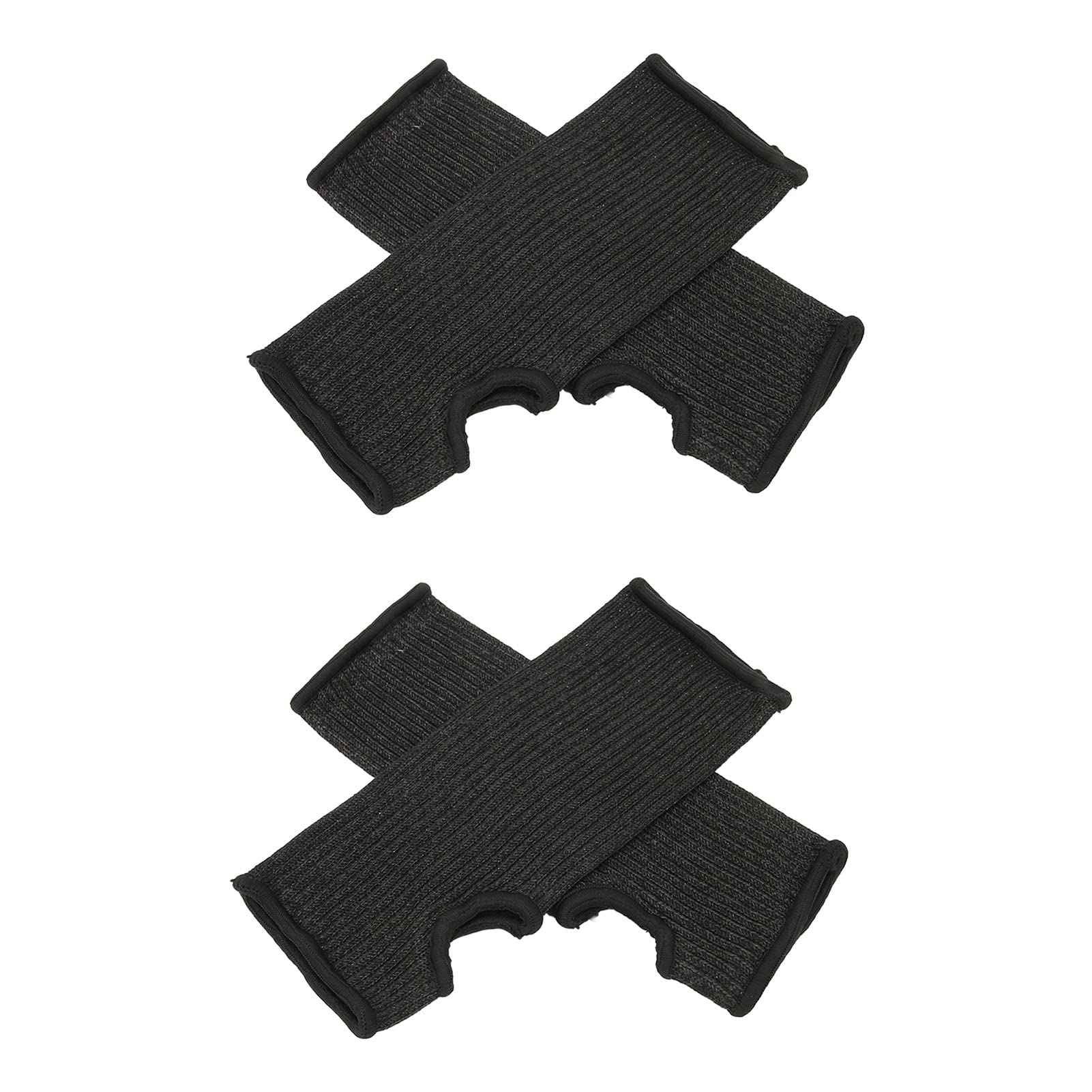 Anti-Scratch Thickened Arm Protection Sleeves for Men - Black Durable Work Sleeves for Assembly Line, Warehouse & DIY Projects - Comfortable Safety Gear for Construction, Mechanics & Industrial Work