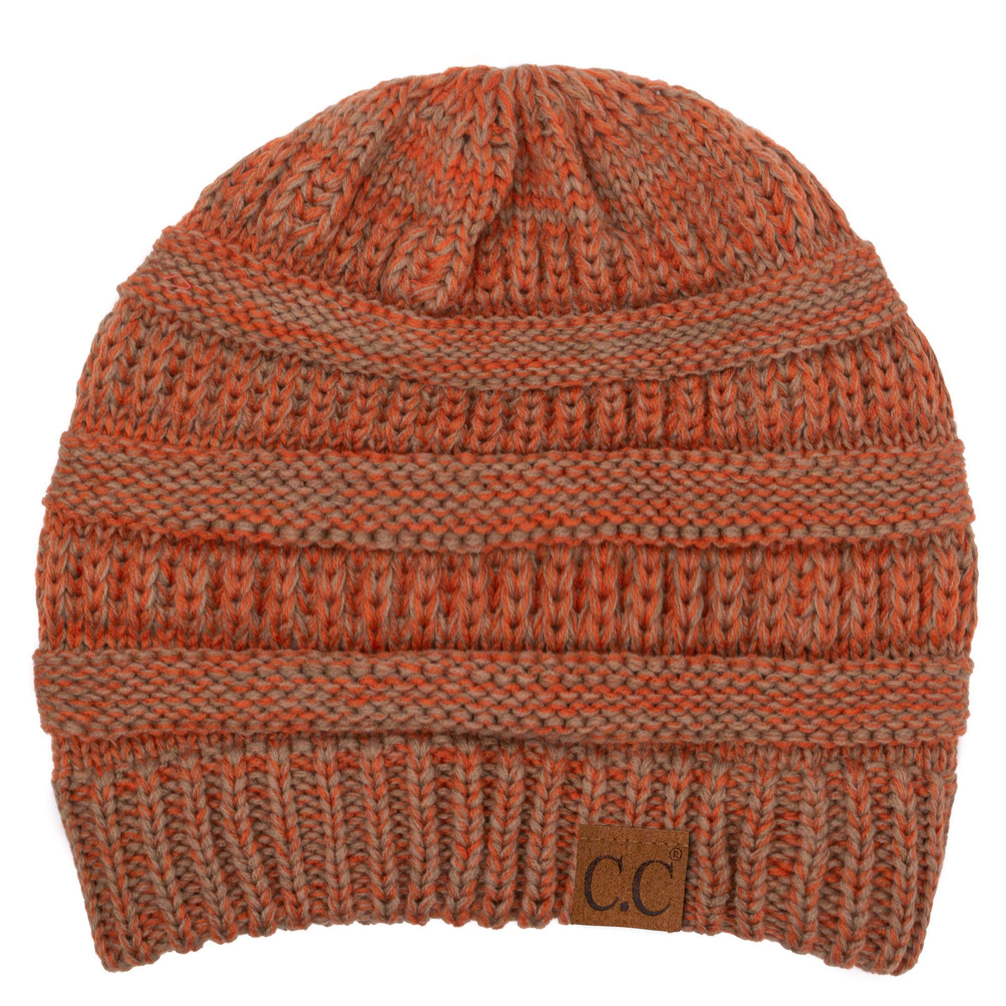 Trendy Chunky Cable Knit Beanie - Soft Stretch Winter Hat for Women & Men - Warm & Cozy for Outdoor Activities, Skiing, Snowboarding