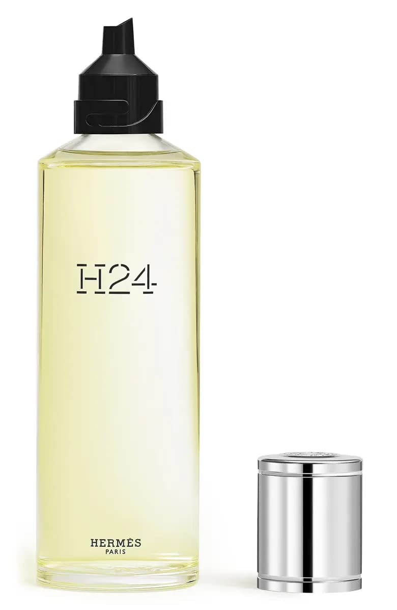 HERMÉS H24 Men's 2-Piece Eau De Toilette Gift Set (4.2 Oz + 1.0 Oz Refillable Spray) - Luxury Cologne for Everyday Wear & Special Occasions