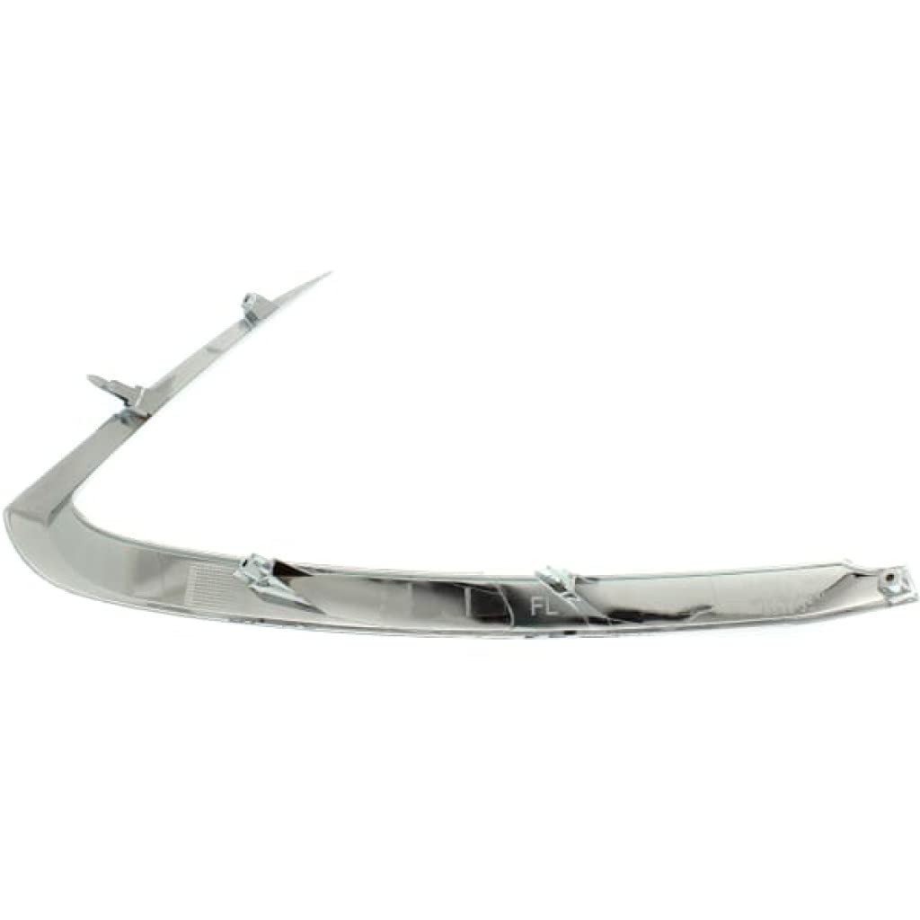 Mazda CX-9 Bumper Trim 2016-2020 Driver Side Front Chrome Molding MA1046103 TK5050130A | Replacement Car Accessory for Enhanced Vehicle Appearance & Protection