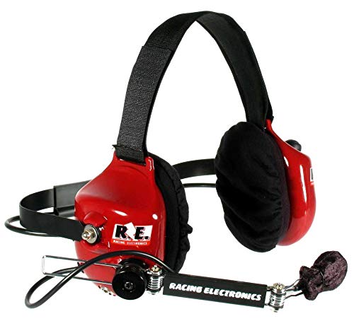Racing Electronics RCERE005 Racer Legacy Headset - Lightweight Noise-Canceling Communication Headset for Motorsports, Racing, and Track Days - Perfect for Drivers, Pit Crew, and Race Officials