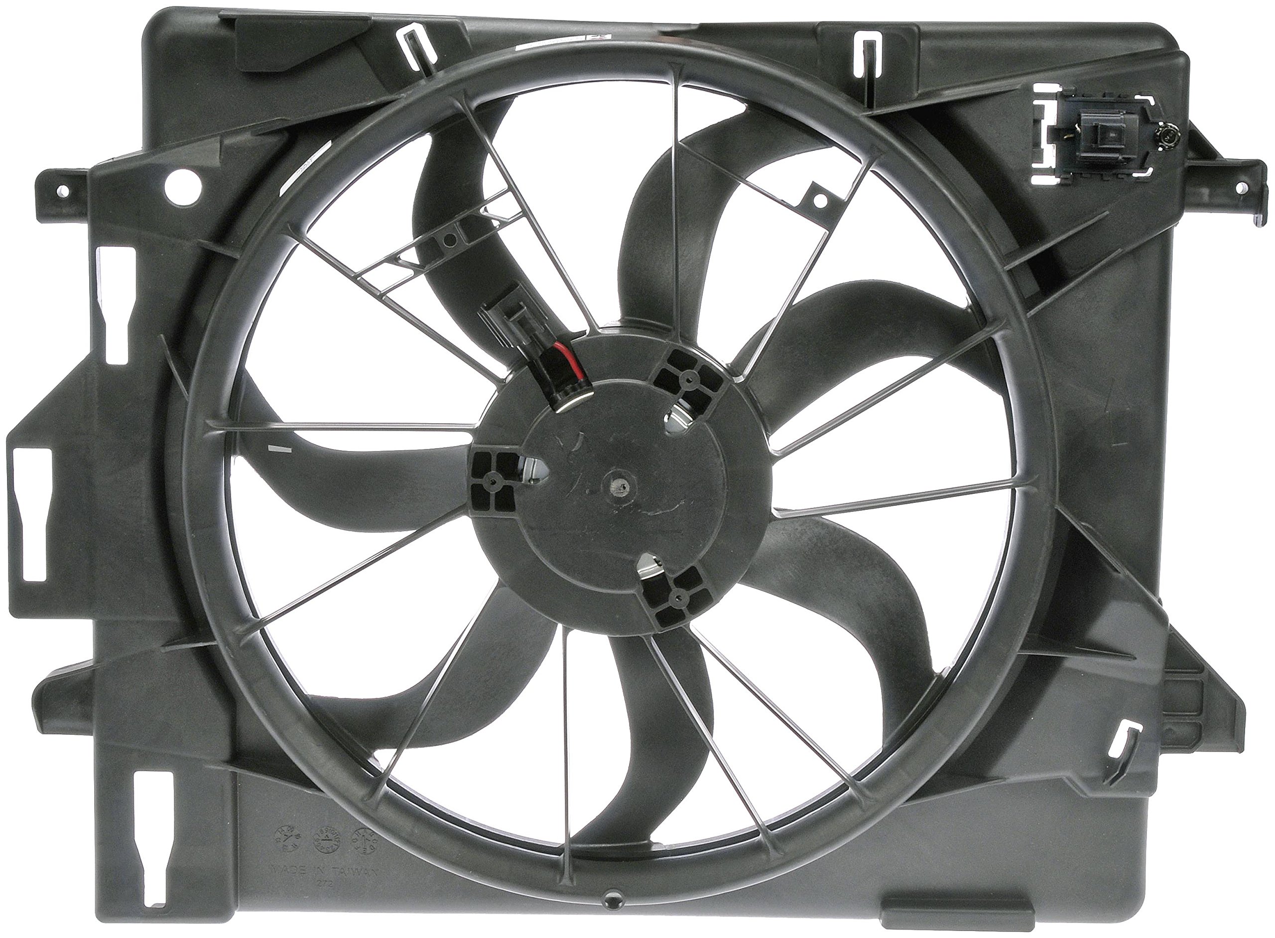 High-Performance Radiator Fan Assembly Without Controller - Compatible with Multiple Car Models - Ideal for Engine Cooling & Overheating Prevention