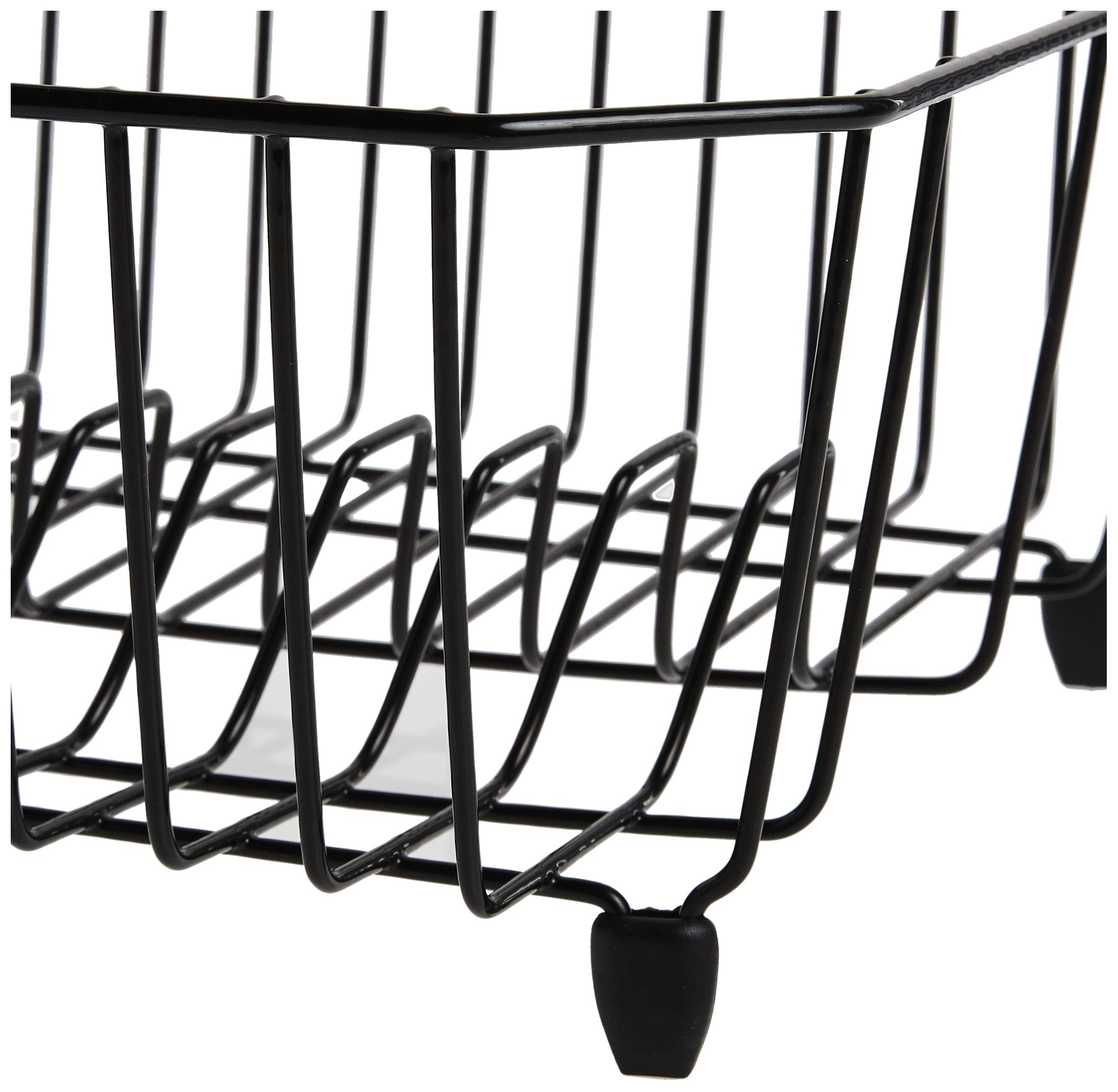 Rubbermaid Small Black Dish Drainer for Compact Kitchens