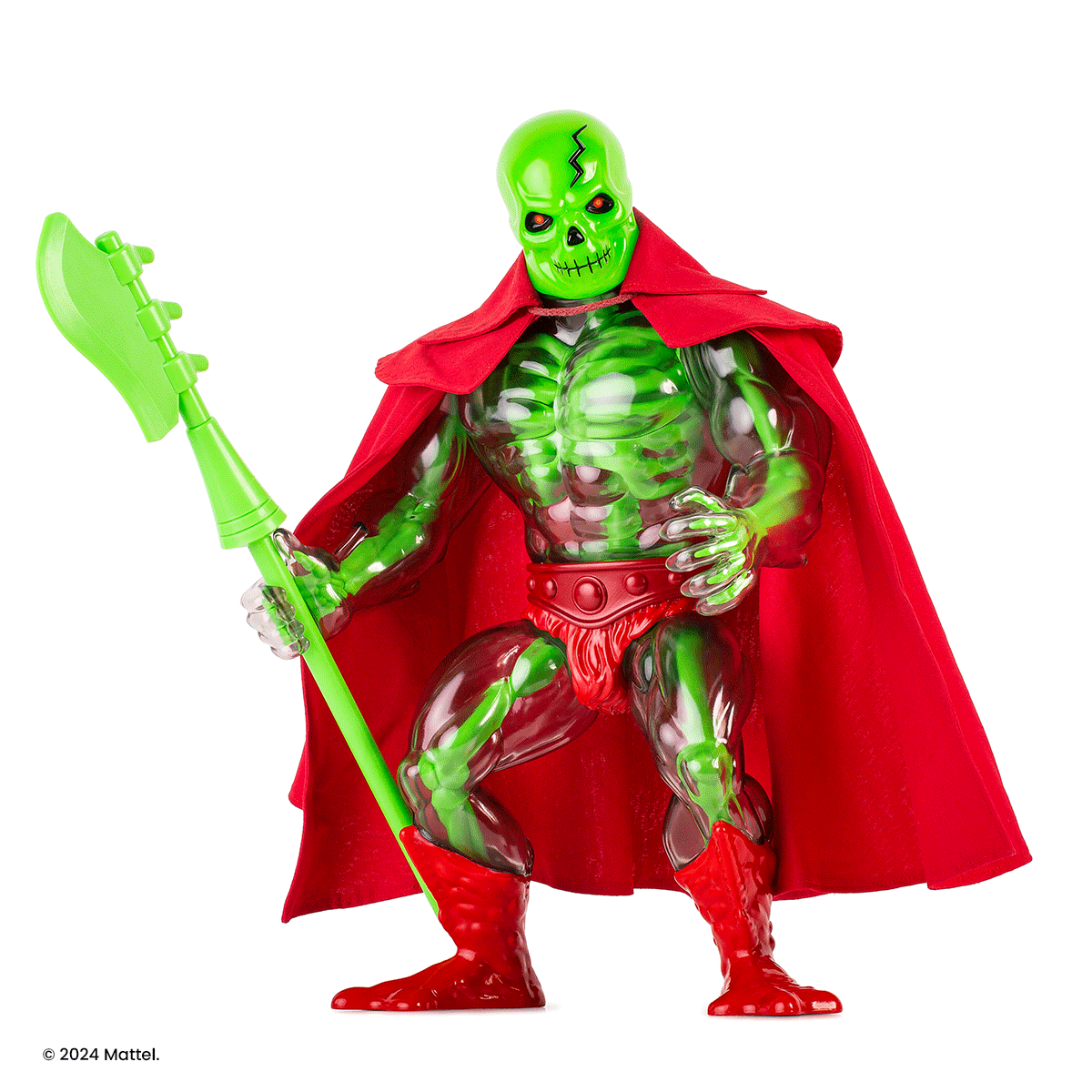 Masters of the Universe Scareglow Soft Vinyl Figure - Necromancer Variant Collectible Toy | Perfect for Display, Gift Giving & He-Man Fans Collection