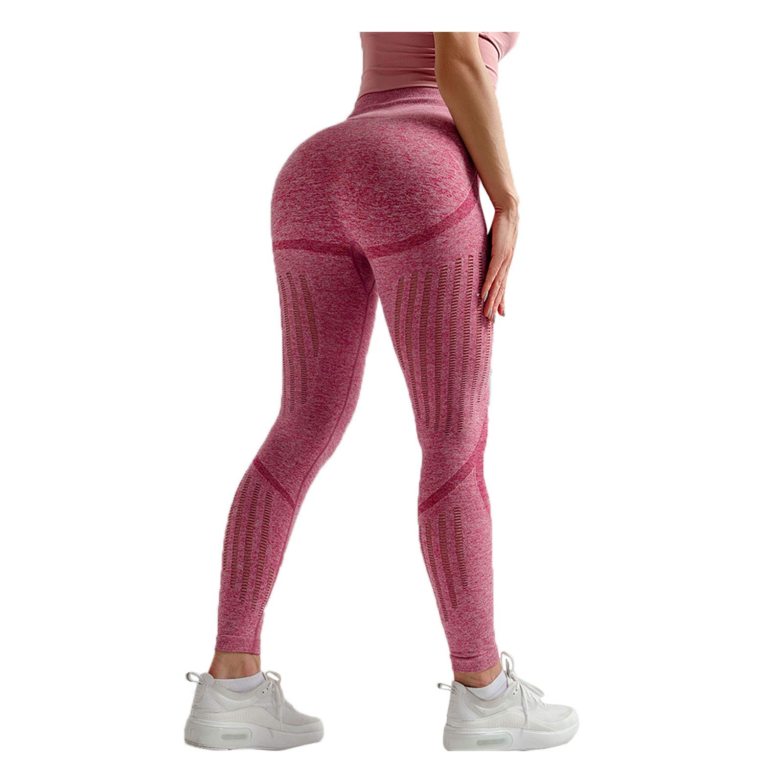 GXLONG High Waisted Yoga Pants for Women - Seamless Tummy Control Workout Leggings, Gym Active & Slimming Fitness Wear | Perfect for Yoga, Running, Pilates & Daily Wear
