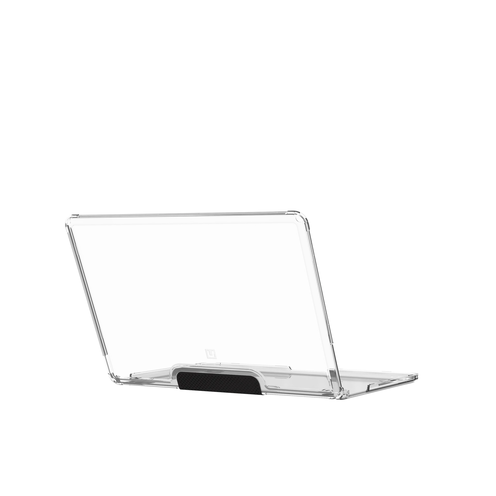 UAG U Lucent Protective Case for MacBook Air 13 M2 (2022 Model) - Ice/Black | Slim Durable Cover for Work, Travel & Everyday Use
