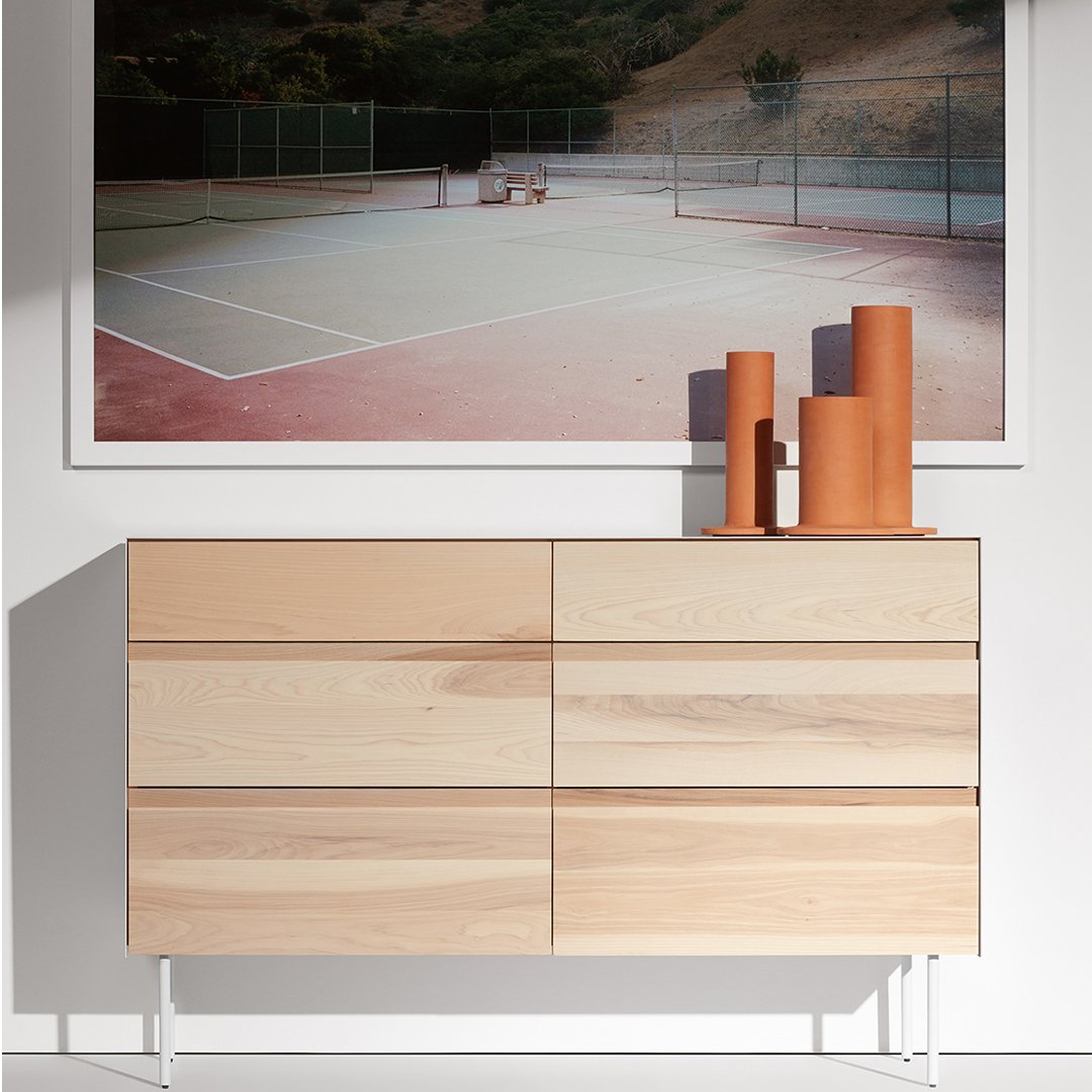 6 Drawer Dresser for Bedroom - Solid Wood Chest of Drawers with Smooth Gliding Drawers for Clothes Storage | Perfect for Master Bedroom, Guest Room, or Nursery Organization