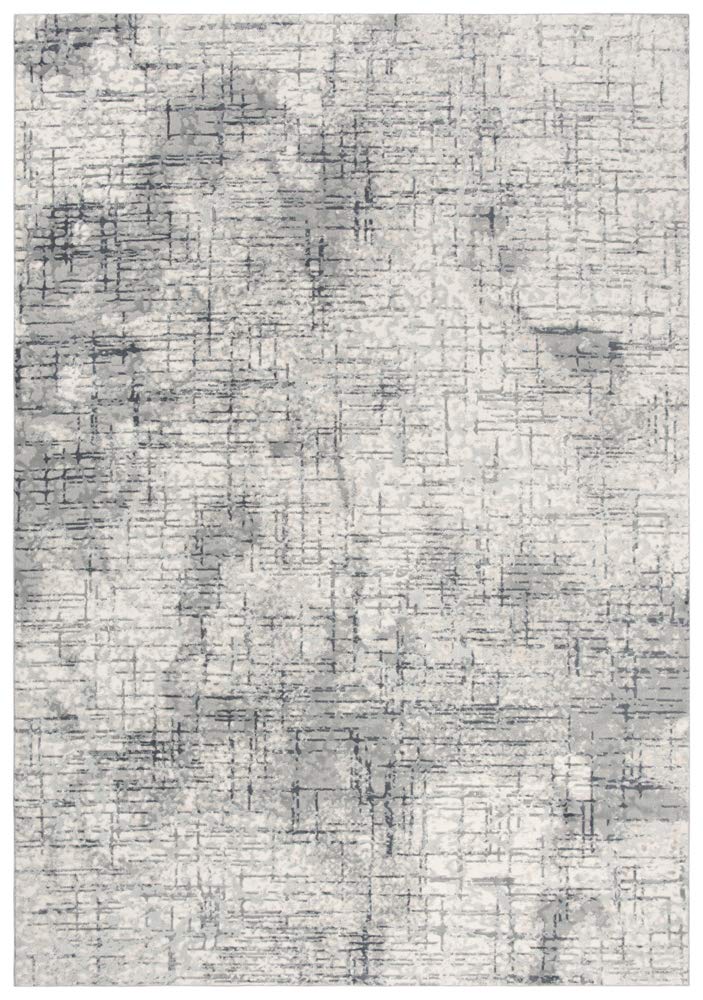 Gatney Rugs Midtown Area Rug CHS106 - Cream & Gray Distressed Vintage Style 2'7