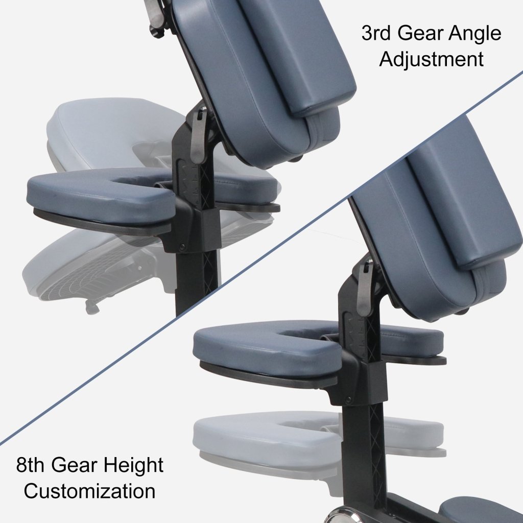 Master Massage® Portable Massage Chair - Royal Blue Foldable Professional Massage Chair for Home, Office & Spa - Perfect for Therapists, Chiropractors & Relaxation