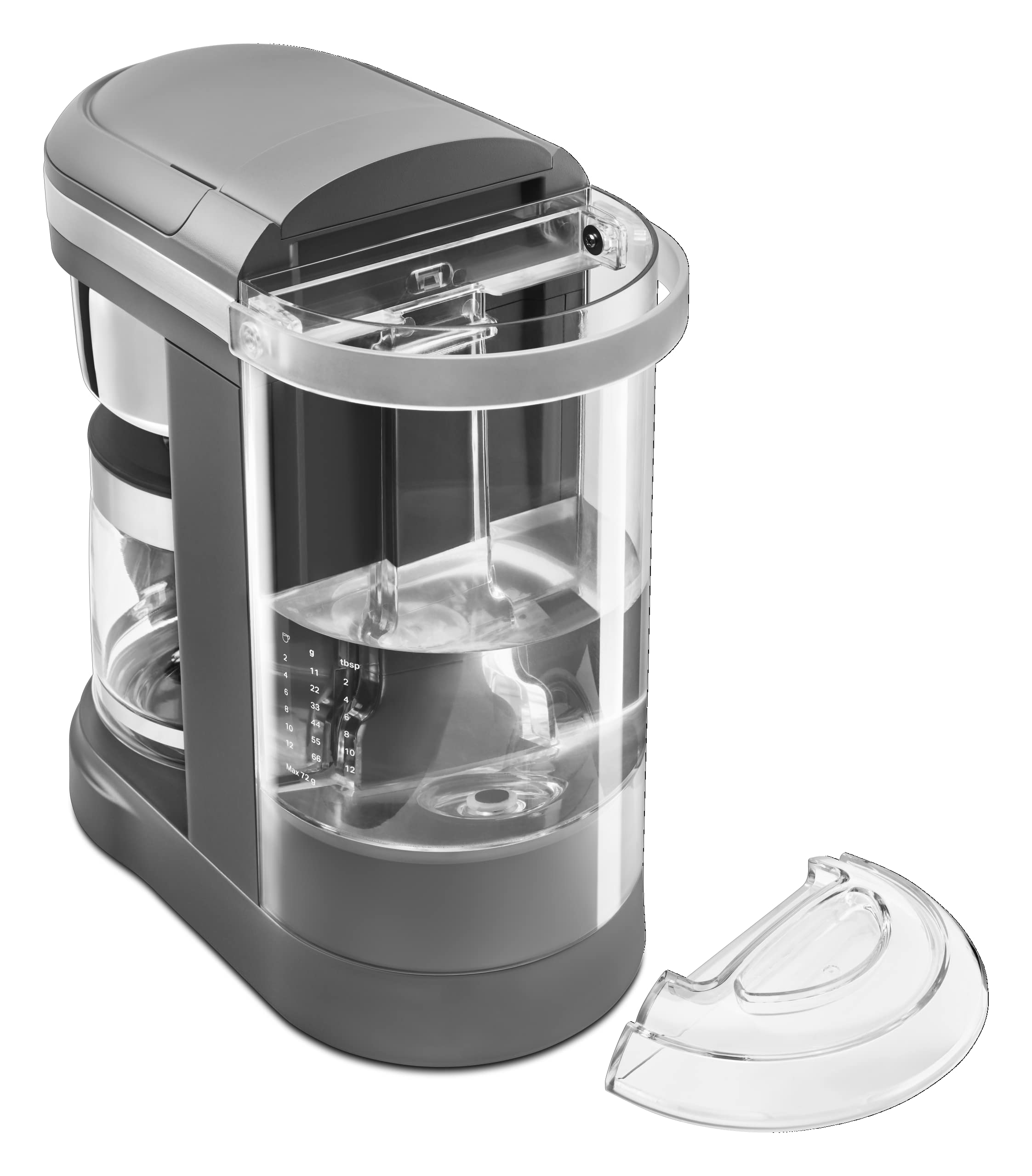 KitchenAid KCM1208DG 12-Cup Programmable Coffee Maker with Spiral Showerhead & KMT2115 2-Slice Toaster for Bagels, Bread, Pastries - Silver | Perfect for Home Kitchens, Offices & Breakfast Nooks