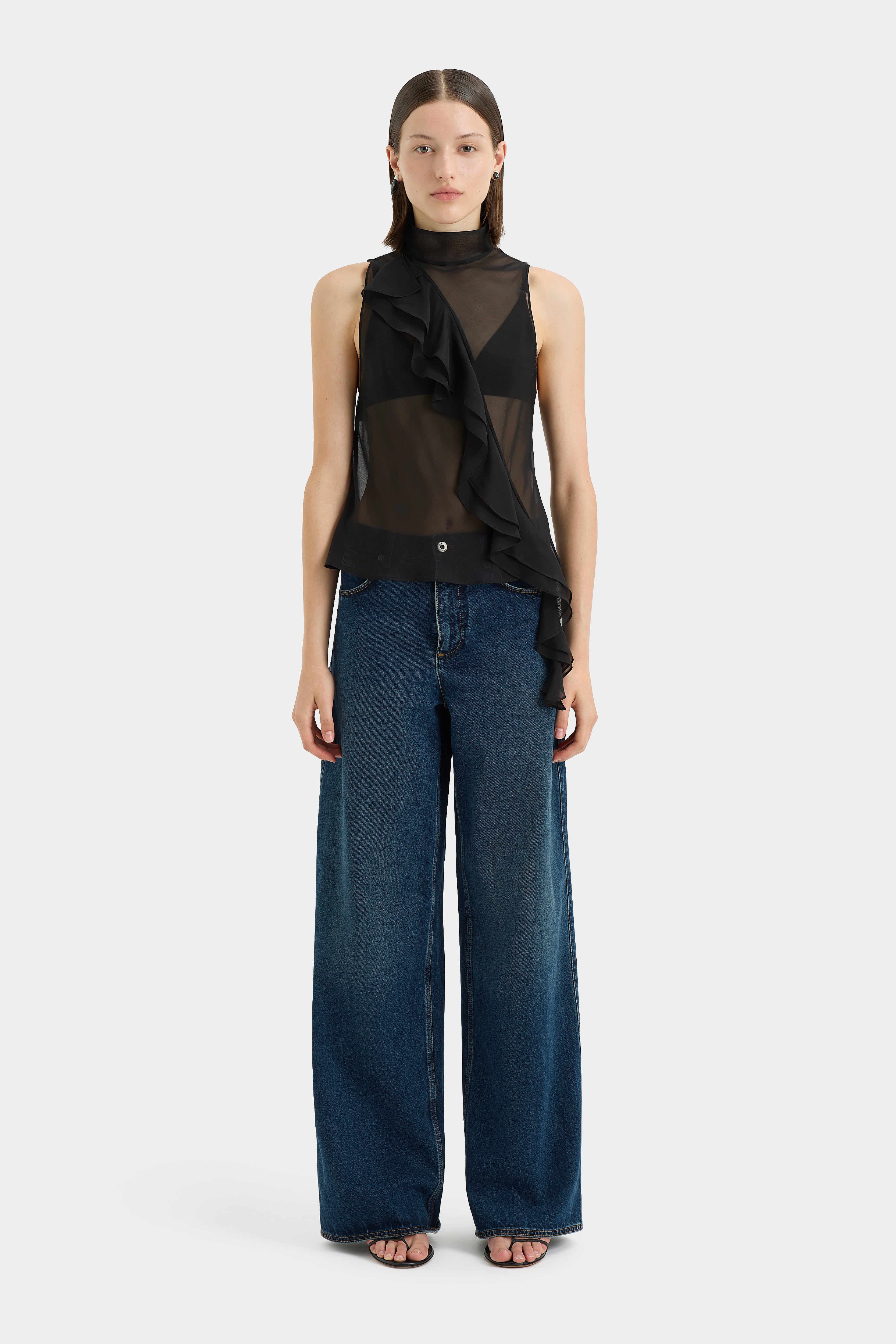 Sage Cascade Top - Women's Flowy Boho Blouse for Casual & Summer Wear | Perfect for Beach, Vacation & Everyday Outfits