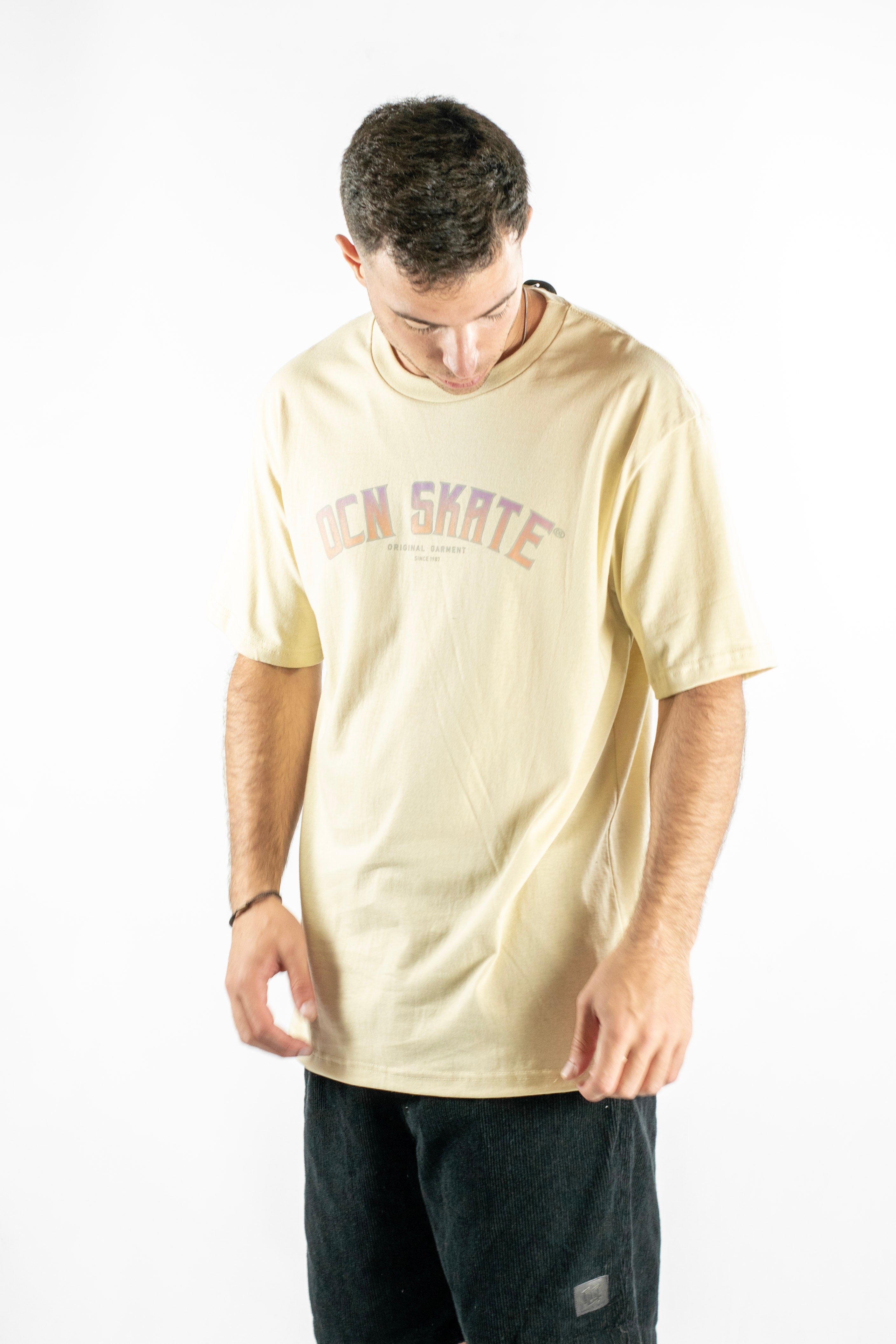 Original Ocn Tosty Ecru 220 Men's T-Shirt - Soft Cotton Crewneck Tee for Casual Wear & Everyday Outfits
