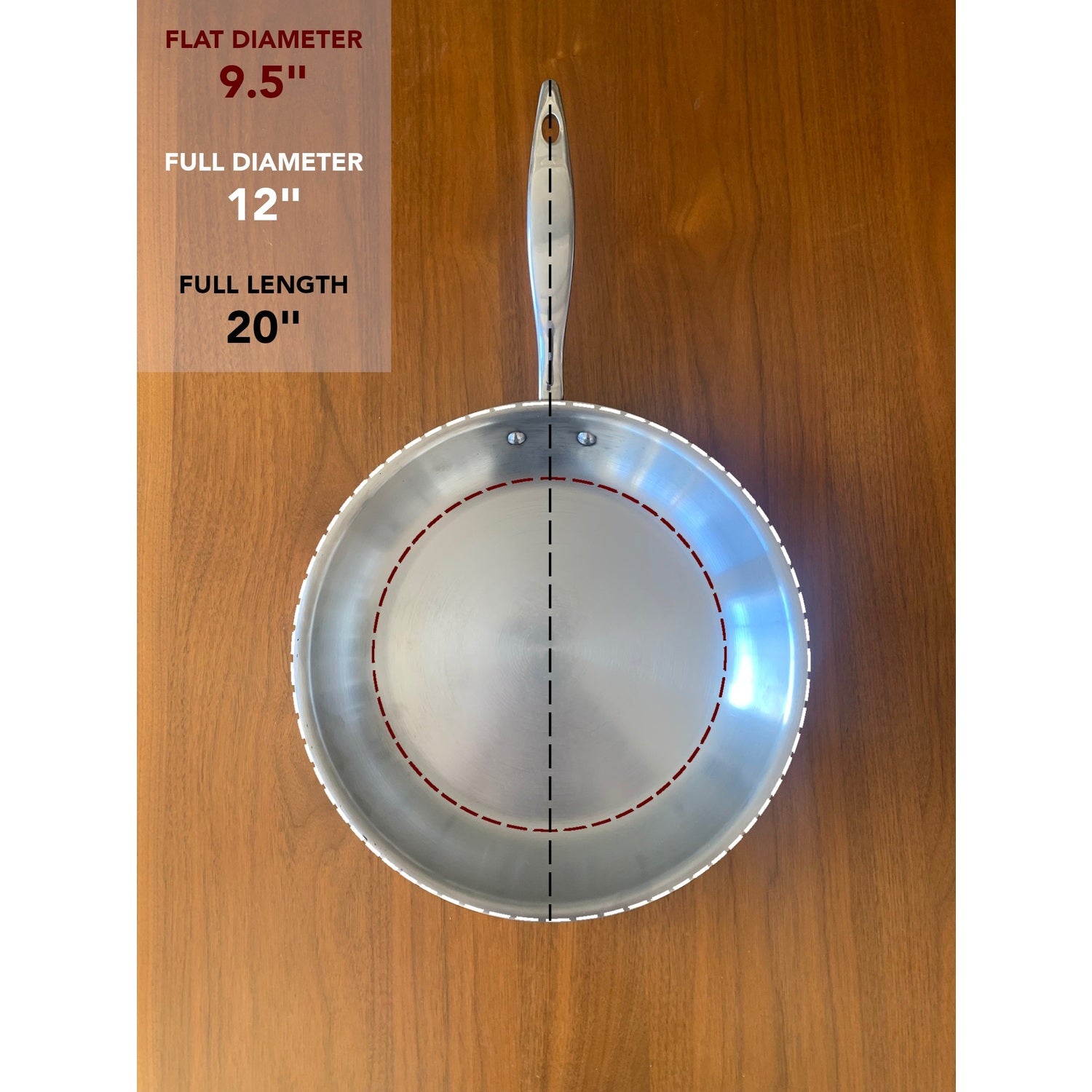 Premium Titanium Series 12-Inch Nonstick Fry Pan with Glass Lid - Professional Grade Cookware for Sautéing, Frying & Perfect Omelets - Ideal for Home Chefs & Restaurant Use