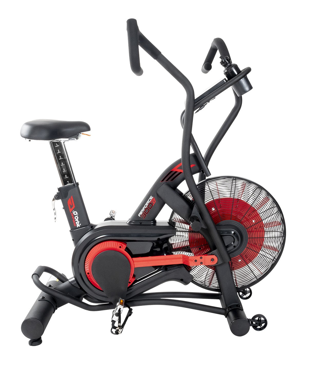 AirForce 300.3 Pro Air Bike - Professional Exercise Bike for Home Gym, Cardio & Full Body Workout - Perfect for Indoor Cycling, HIIT Training & Weight Loss