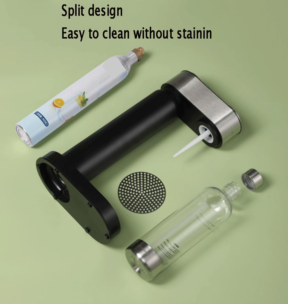 BPA-Free 1L SodaStream Machine for Home Use - Carbonated Water Maker for Juices, Cocktails & Sparkling Drinks | Perfect for Parties, Kitchen & Healthy Hydration