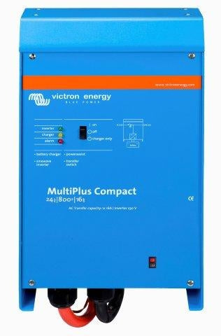 Victron Energy MultiPlus Compact 24V 800VA 16A 230V Inverter/Charger with VE.Bus - Perfect for RVs, Boats, and Off-Grid Solar Power Systems