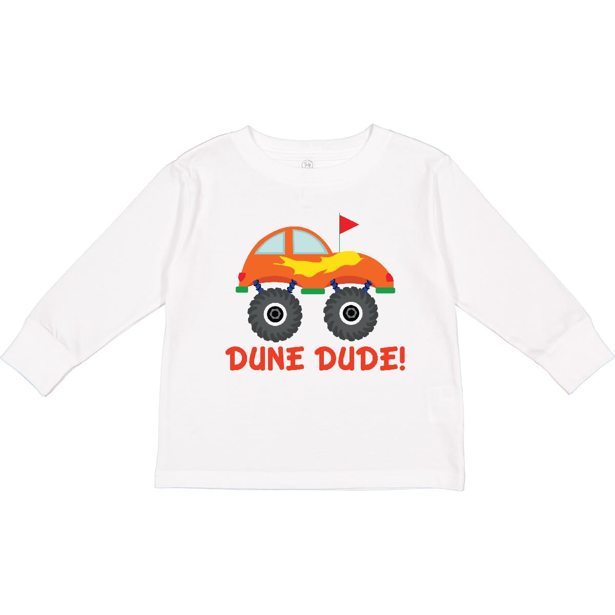 Inktastic Dune Buggy Car Graphic Long Sleeve T-Shirt for Kids & Toddlers - Perfect for Outdoor Play, Birthday Gifts & Casual Wear