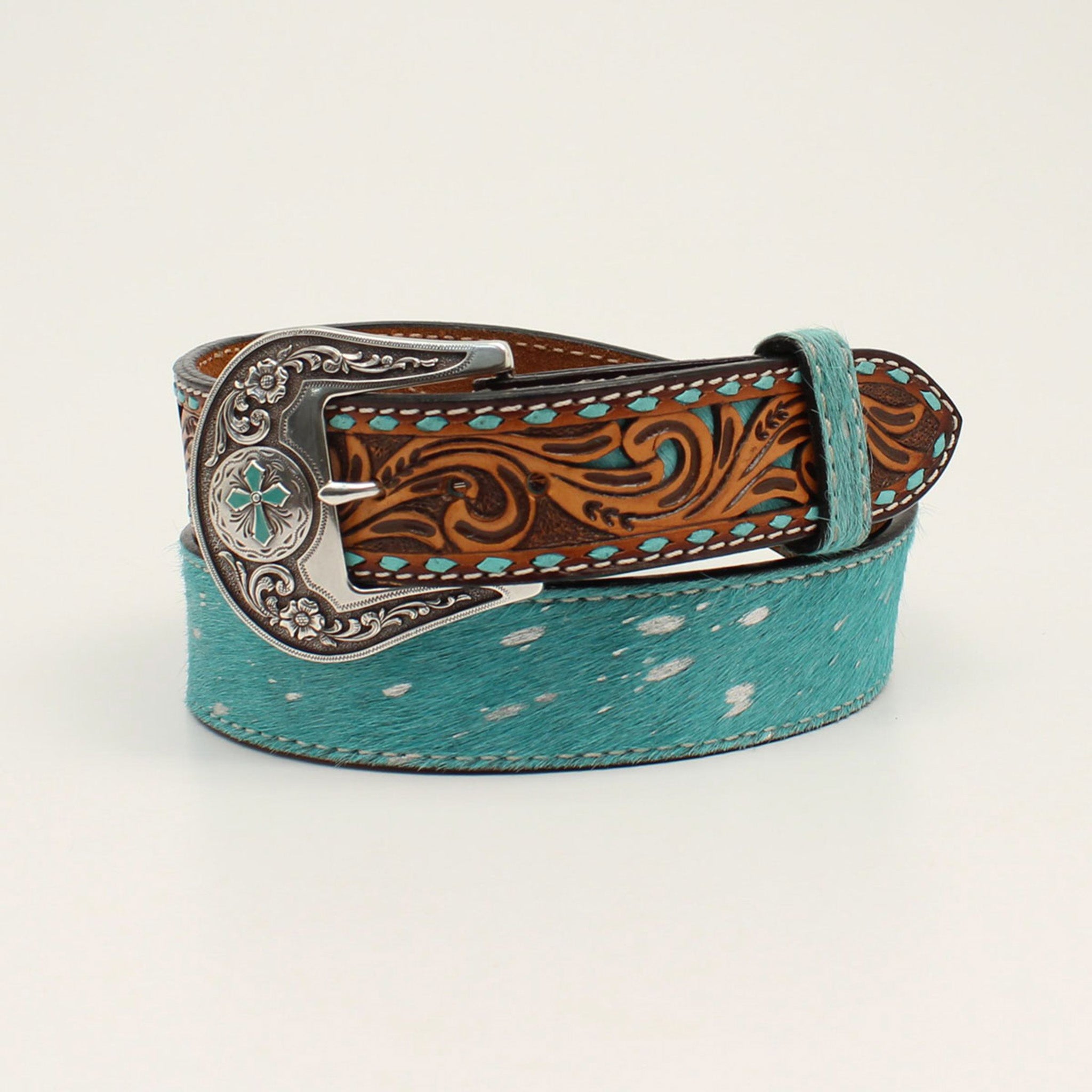 Angel Ranch Women's Western Belt - Stylish Leather Belt for Cowgirl Fashion & Country Outfits | Perfect for Rodeo, Horseback Riding & Country Music Events