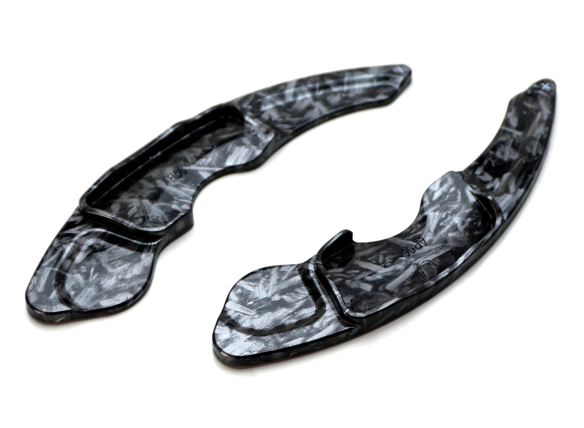 Forged Carbon Fiber Steering Wheel Paddle Shifters for Lexus IS RC NX CT - Performance Upgrade for Sporty Driving & Racing Enthusiasts