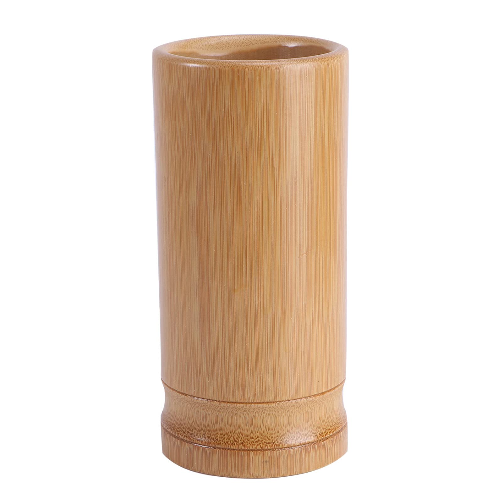 Bamboo Utensil Holder - Natural Silverware Caddy & Cutlery Organizer for Kitchen Countertop | Perfect for Dining, Entertaining & Kitchen Storage