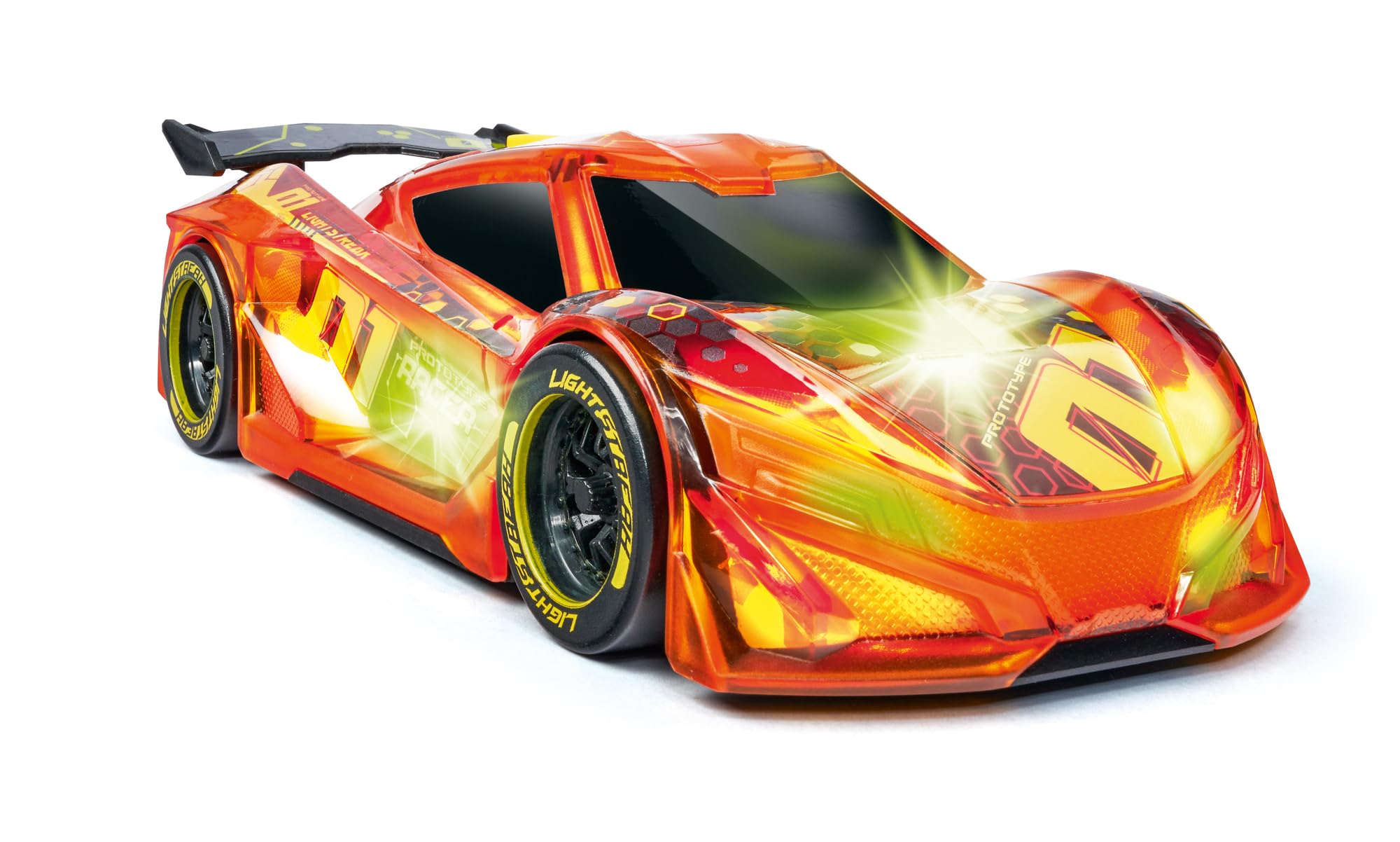 Dickie Toys Friction Powered Race Car - Lightstreak Racer Toy for Kids (203763002) | Fun Racing Games & Pretend Play for Boys & Girls Ages 3+