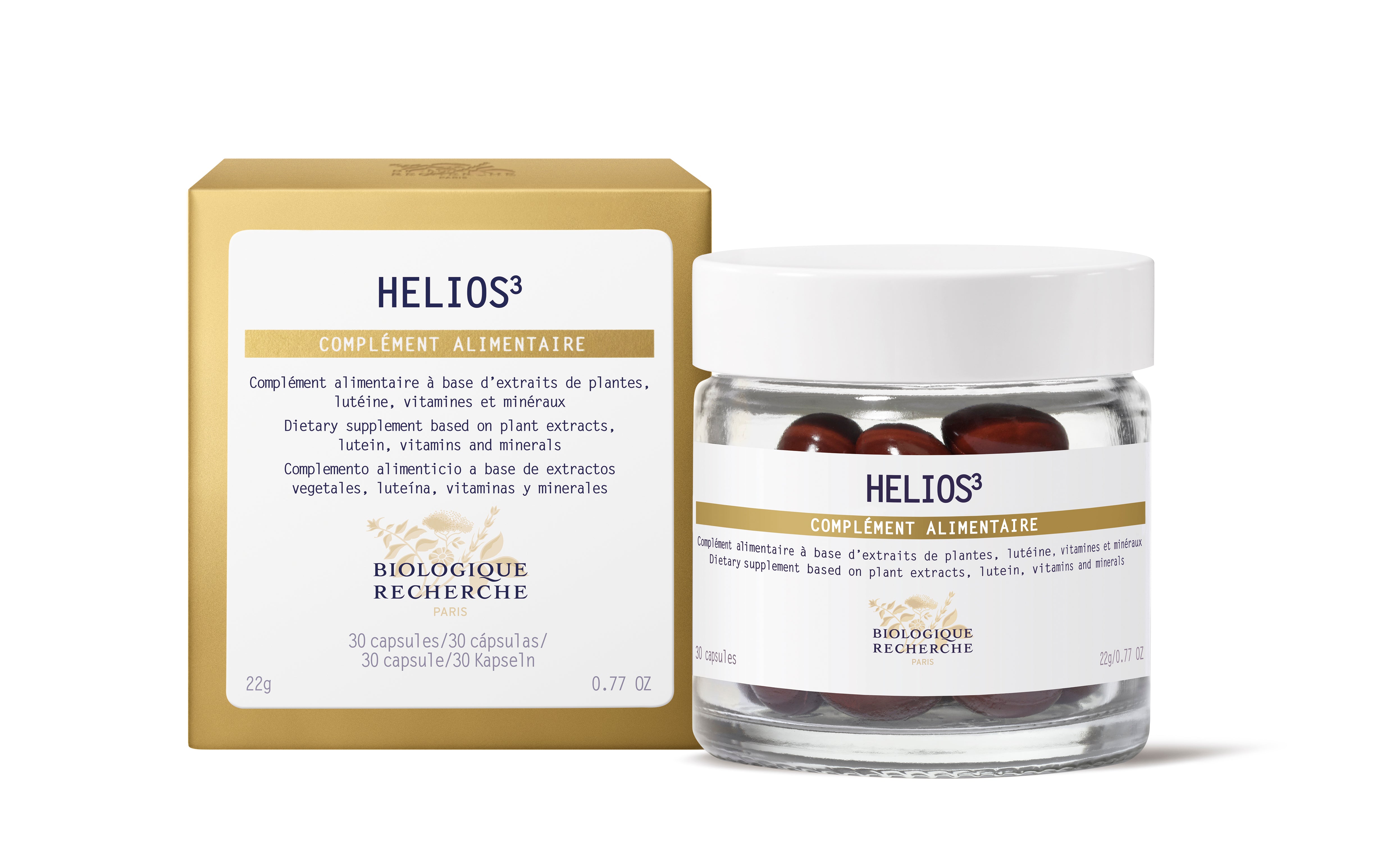 Helios 3 Dietary Supplement - 30 Gel Capsules for Immune Support & Energy Boost | Vegan, Non-GMO | Perfect for Active Lifestyles & Daily Wellness