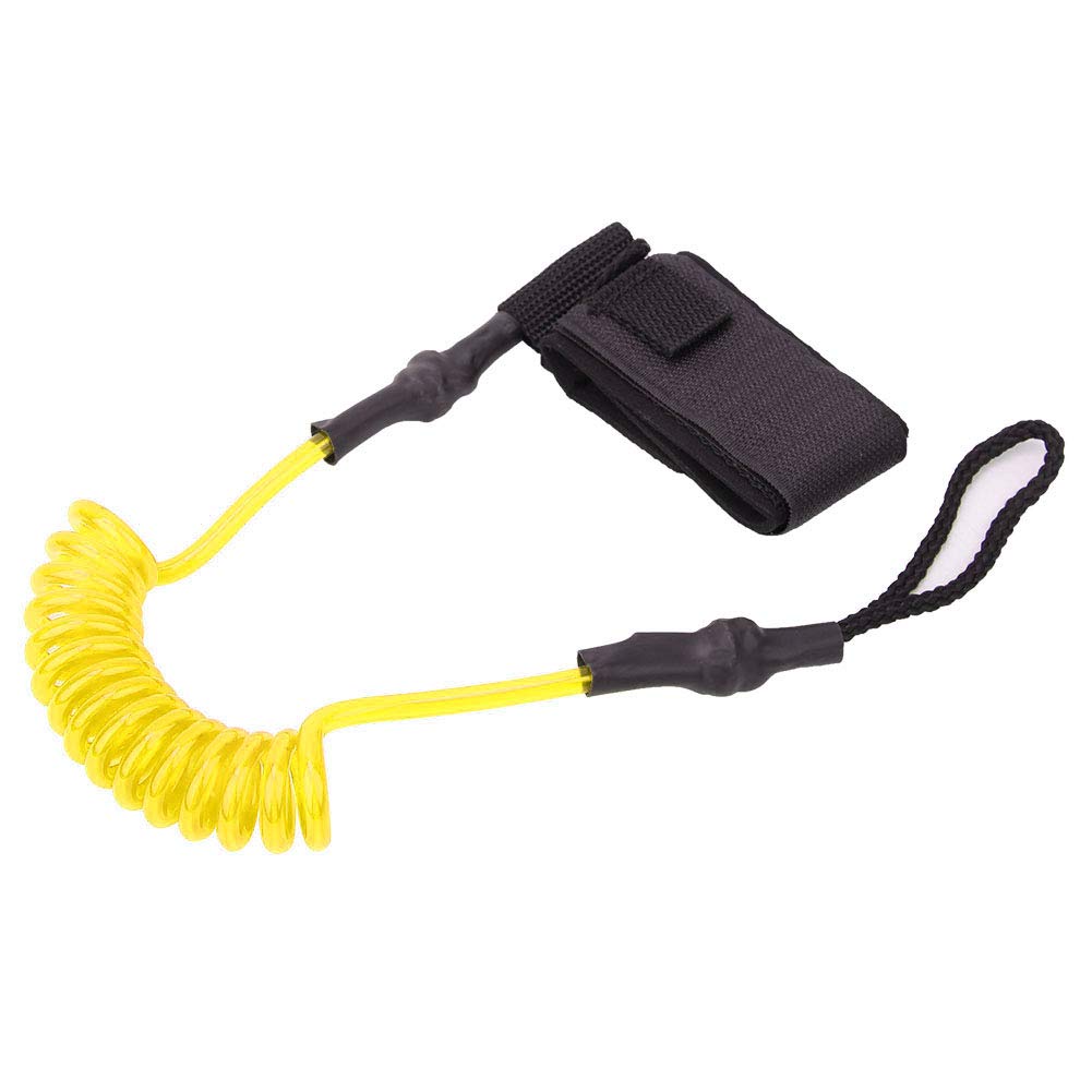 Durable Surfing Leash & Paddle Board Leash - TPU Elastic Foot Rope with Soft Neoprene Heat Shrink Protection for Surfboards | Perfect for Surfing, SUP, and Water Sports Safety
