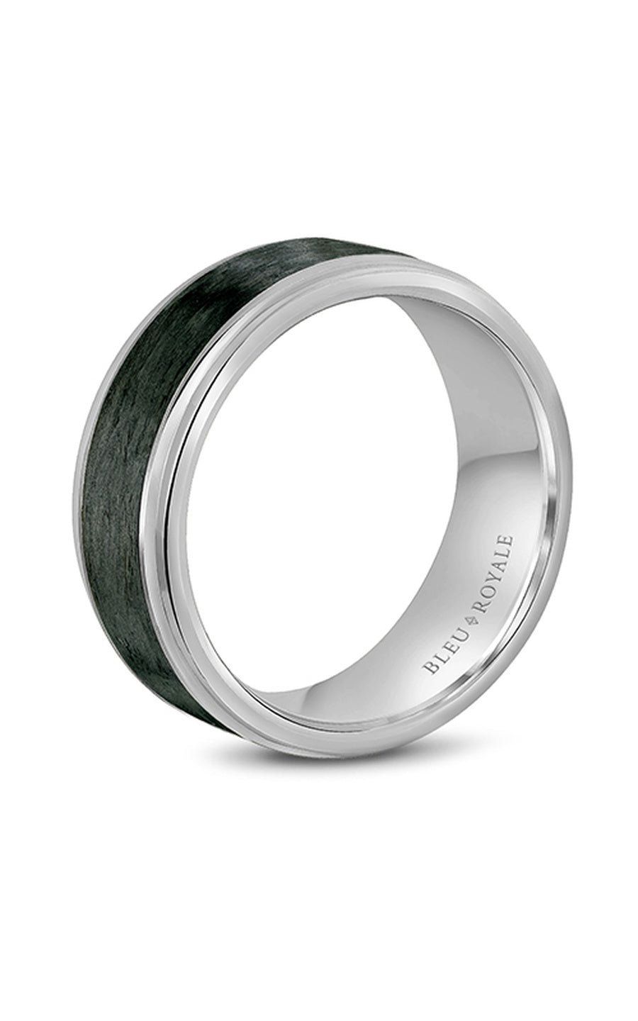 Bleu Royale Men's Wedding Band RYL 047W85 - 14K White Gold Classic Ring for Grooms & Engagement - Perfect for Weddings, Anniversaries & Special Occasions
