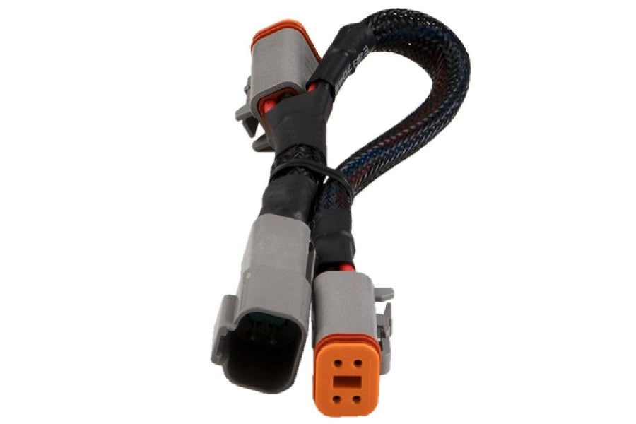 Diode Dynamics SS5 CrossLink Splitter Harness - Universal Single Output Wiring Kit for LED Light Bars & Off-Road Vehicles - Perfect for Jeep, Truck & ATV Upgrades