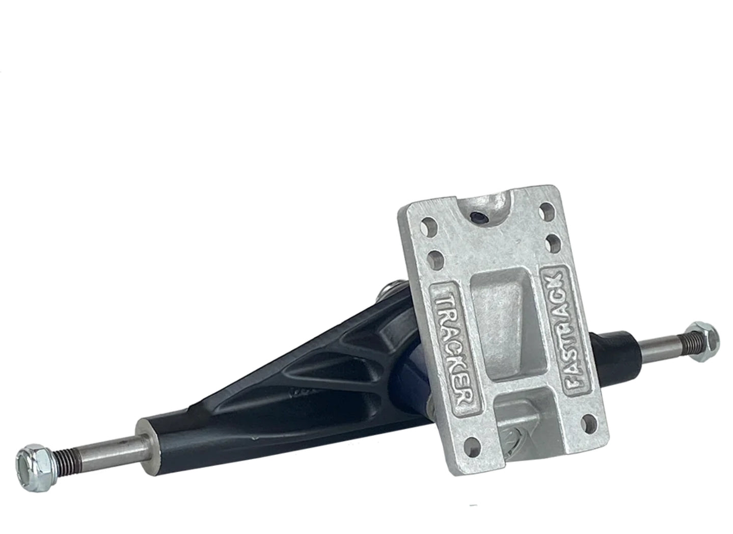 FAST TRACK 180 Skateboard Trucks - High Performance Black & Silver Skateboard Trucks for Street & Park Skateboarding