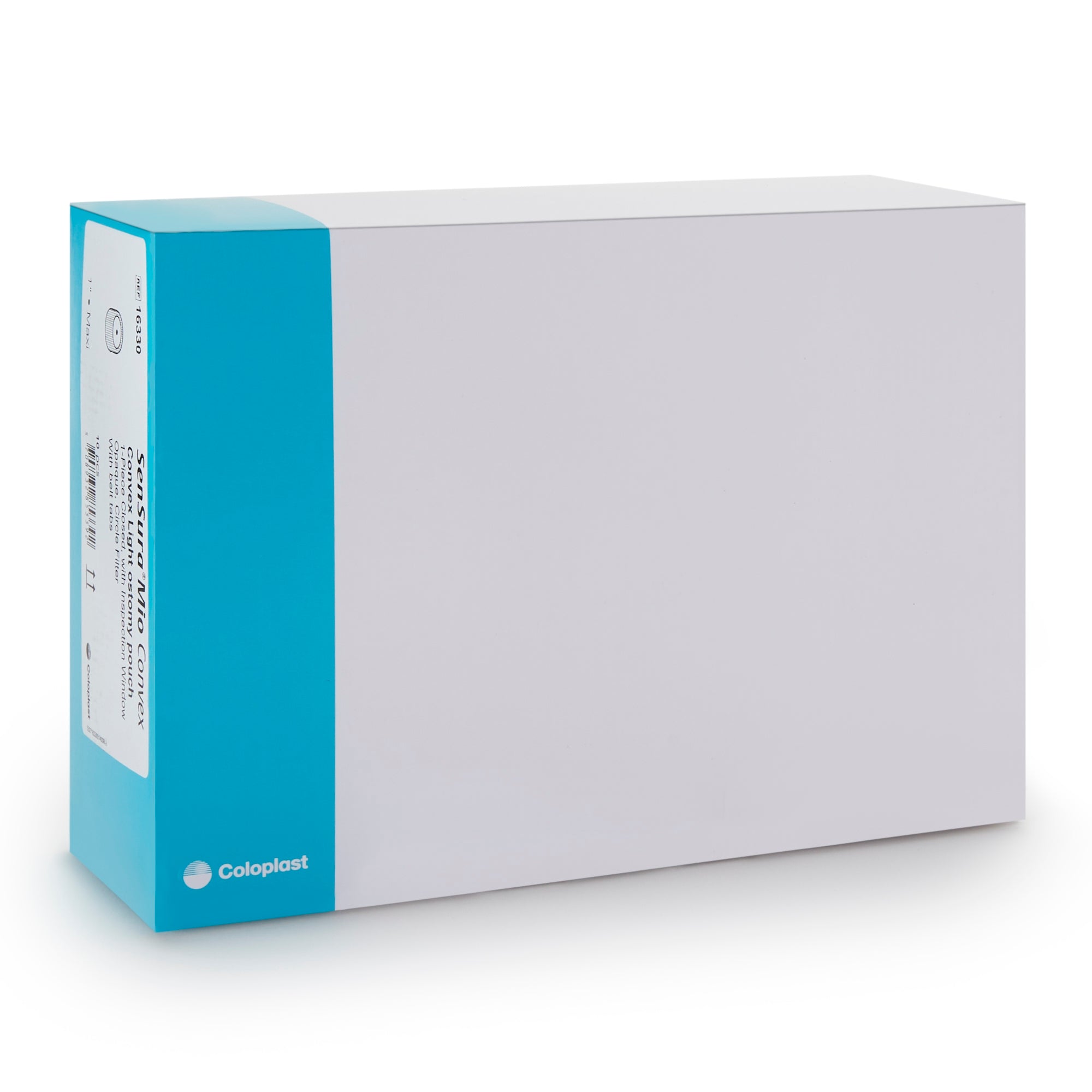 Coloplast SenSura Mio 1-Piece Closed Ostomy Pouch - Convex Light, Maxi Size, Opaque & Pre-Cut | Secure & Discreet Ostomy Care Solution for Active Lifestyles | Ideal for Daily Use, Travel & Sports Activities