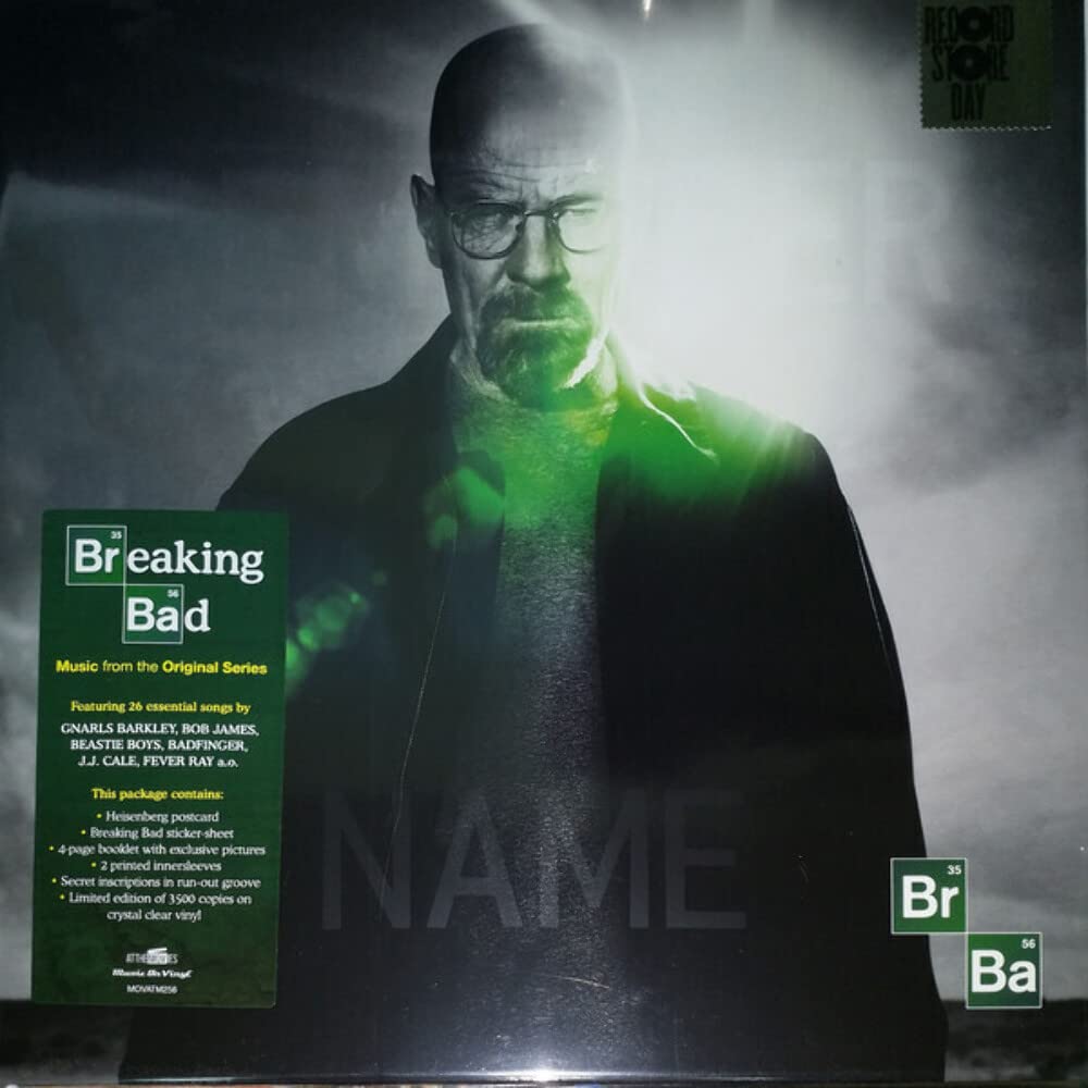 Breaking Bad OST Crystal Clear - Original Soundtrack Vinyl Record for Fans - Perfect for Home Decor, Music Collectors & TV Show Enthusiasts