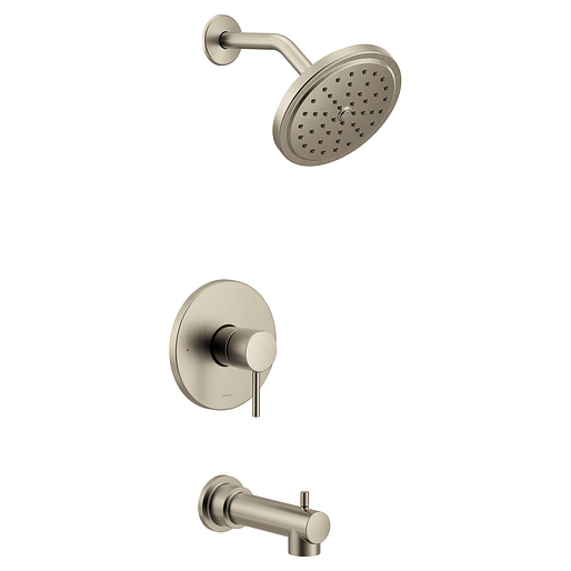 Moen Align M Core 3 Series Tub and Shower Trim in Brushed Nickel (UT3293EPBN) - Premium Bathroom Faucet for Modern Showers and Bathtubs