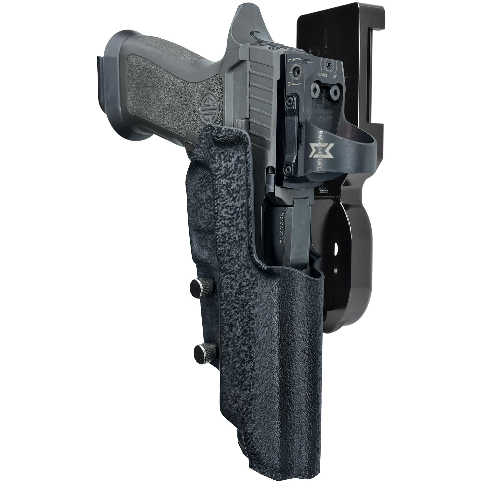 Pro Heavy Duty Competition Holster for Sig P320 Full Size, AXG Pro, M17, XFive, DH3, Spectre Comp, P320MAX - Perfect for Tactical Shooting, IPSC Matches & Range Training