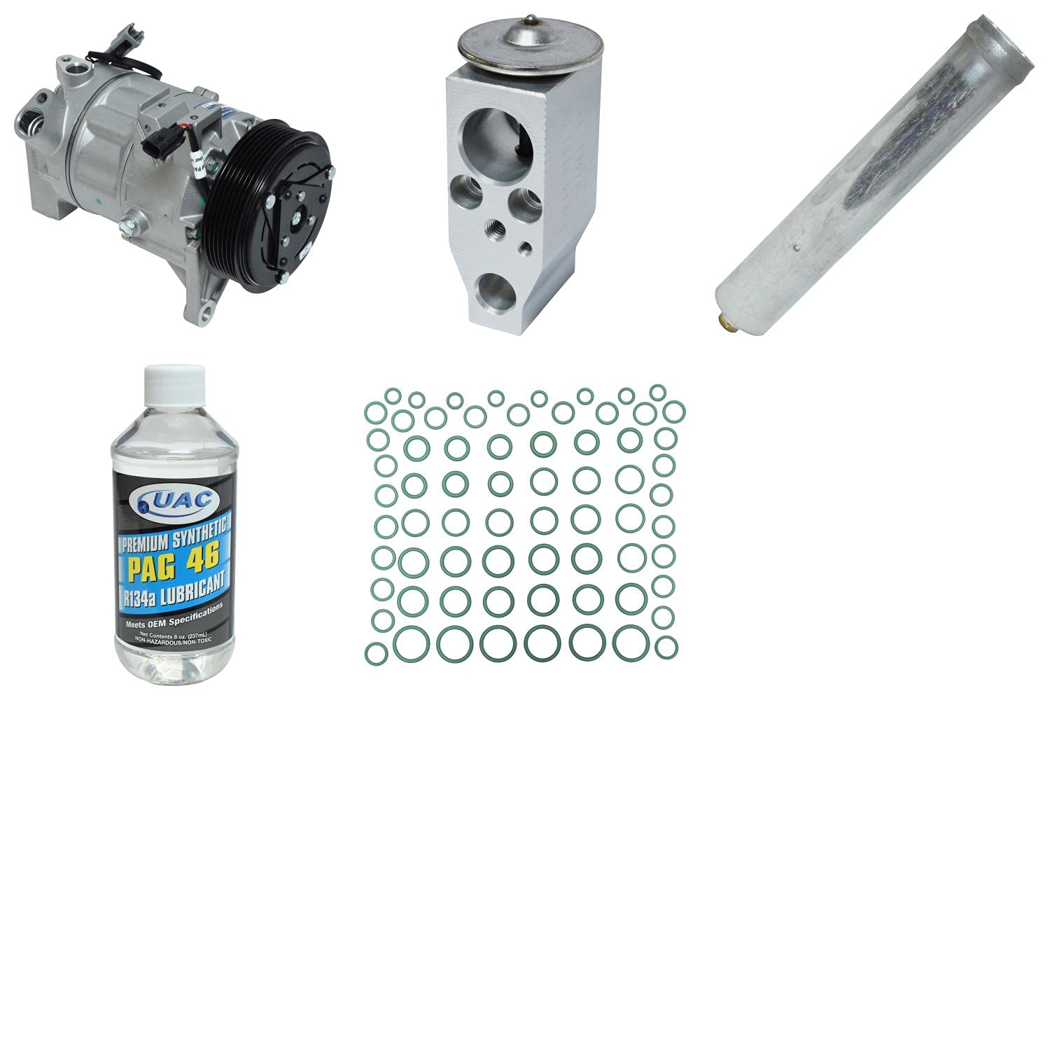 High-Quality HVAC A/C Compressor Replacement Kit for Car & Truck - Fast Cooling, Durable Performance - Ideal for Auto Repair Shops & DIY Mechanics