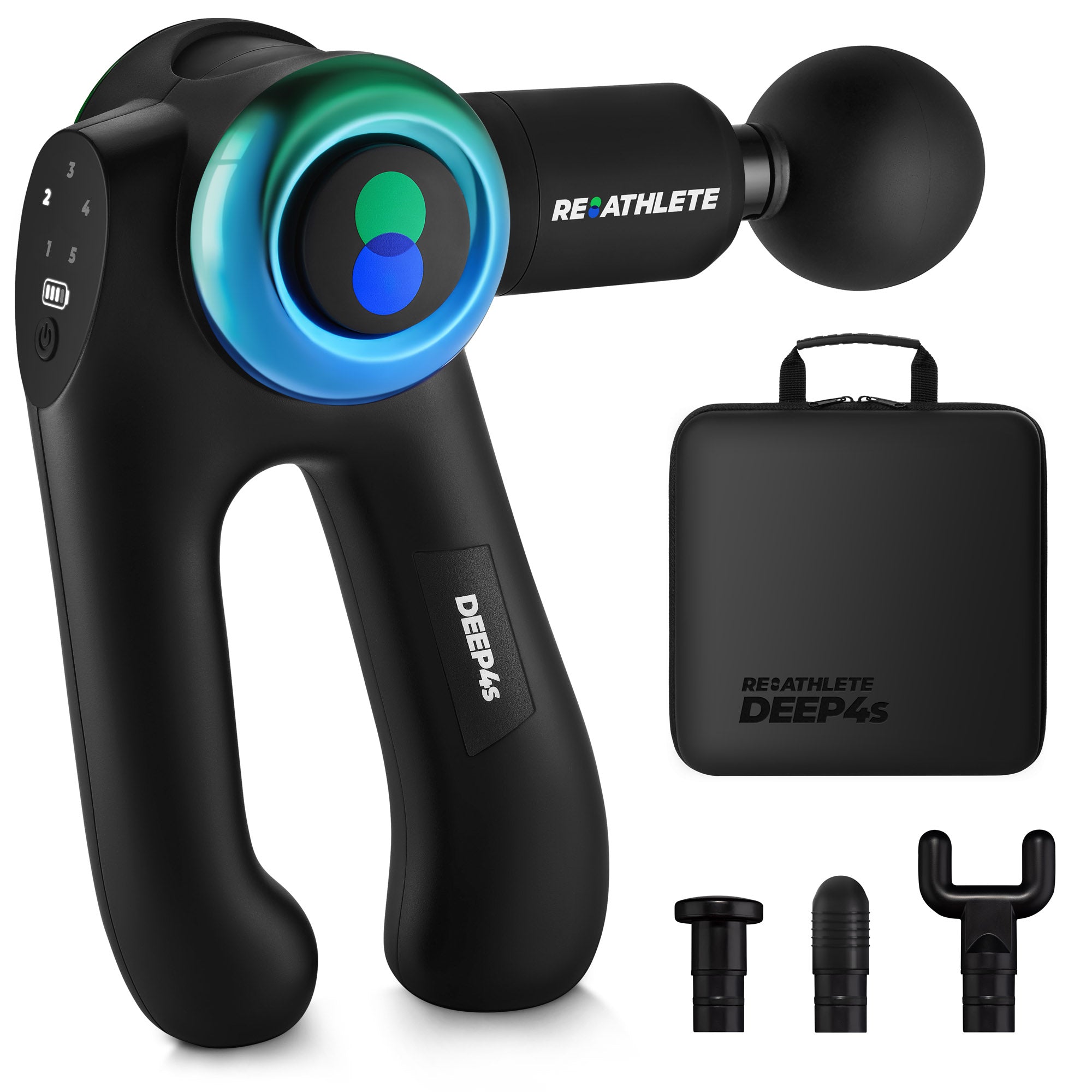 Deep4S - High-Performance Wireless Earbuds with Noise Cancellation, Bluetooth 5.0, 30H Playtime for Gym, Running, Travel & Work (Black)