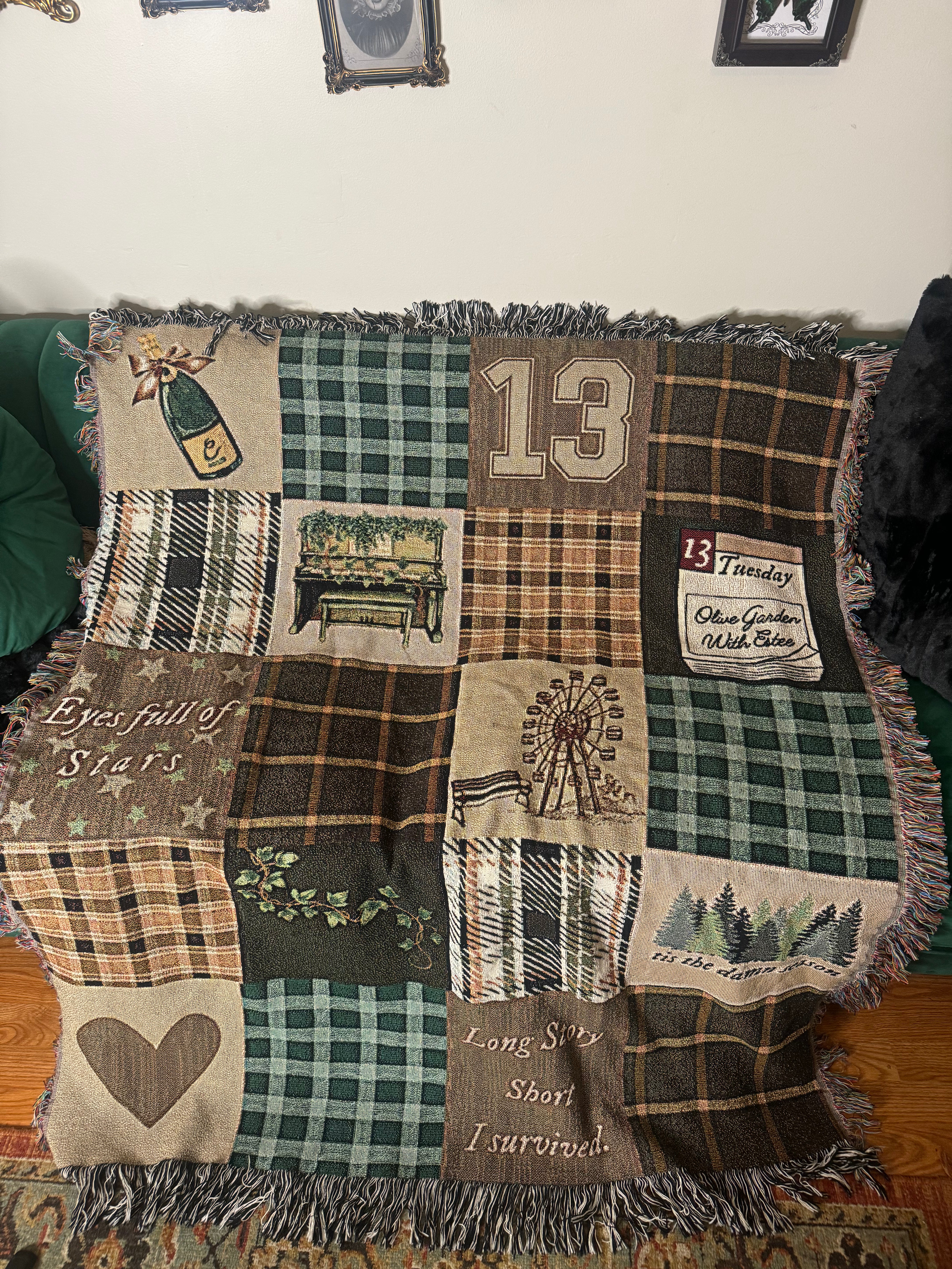 Evermore Woven Blanket - Soft & Cozy Throw Blanket for Couch, Bed, or Outdoor Use - Perfect for Winter, Camping, and Home Decor