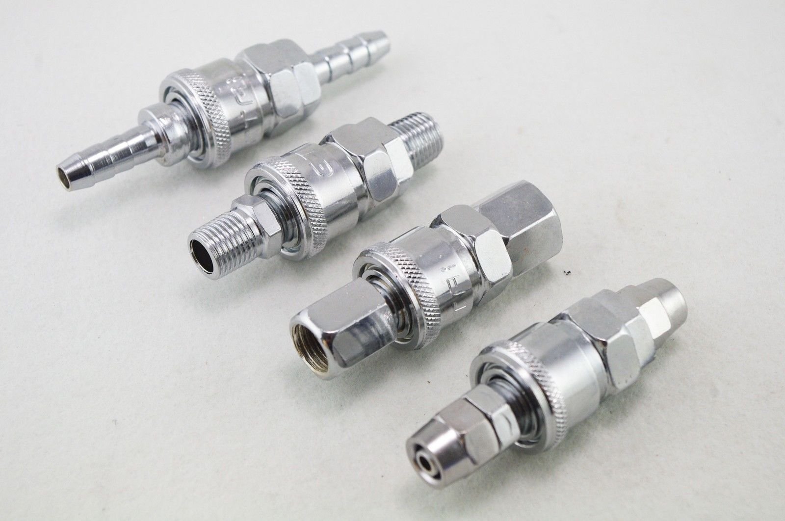 8PCS 1/4 Inch NPT Pneumatic Air Hose Fittings Set - Quick Connect Coupler Plug & Socket Connector Kit for Air Compressor, Tools & Tire Inflators - Ideal for Automotive Repair, Workshop & DIY Projects