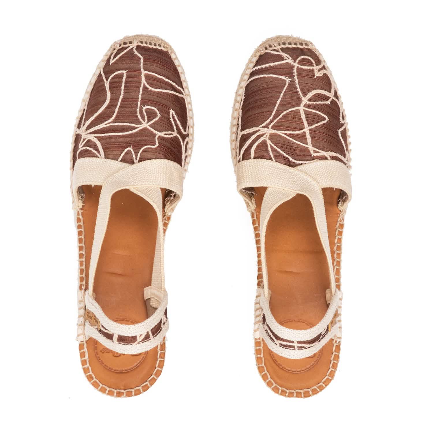 Women's Embroidered Wedge Espadrille Shoes - Terra TA - Comfortable Summer Sandals for Beach, Vacation & Casual Outings