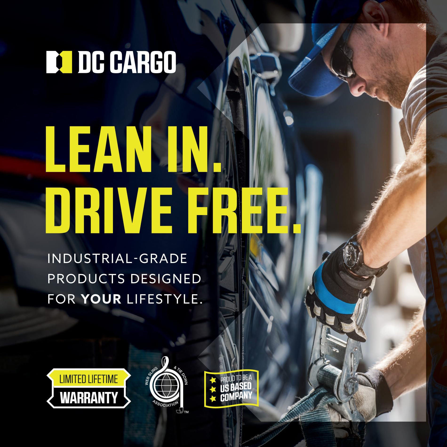 Heavy Duty DC Cargo Chain Binder Kit - 3/8