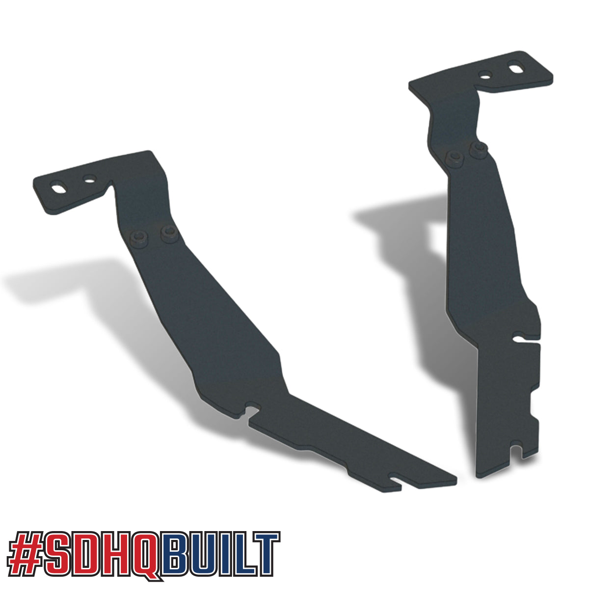 SDHQ Built A-Pillar Light Mounts for 2019-2025 Ram 1500 - Off-Road LED Light Bar Brackets for Enhanced Visibility in Night Driving & Off-Road Adventures