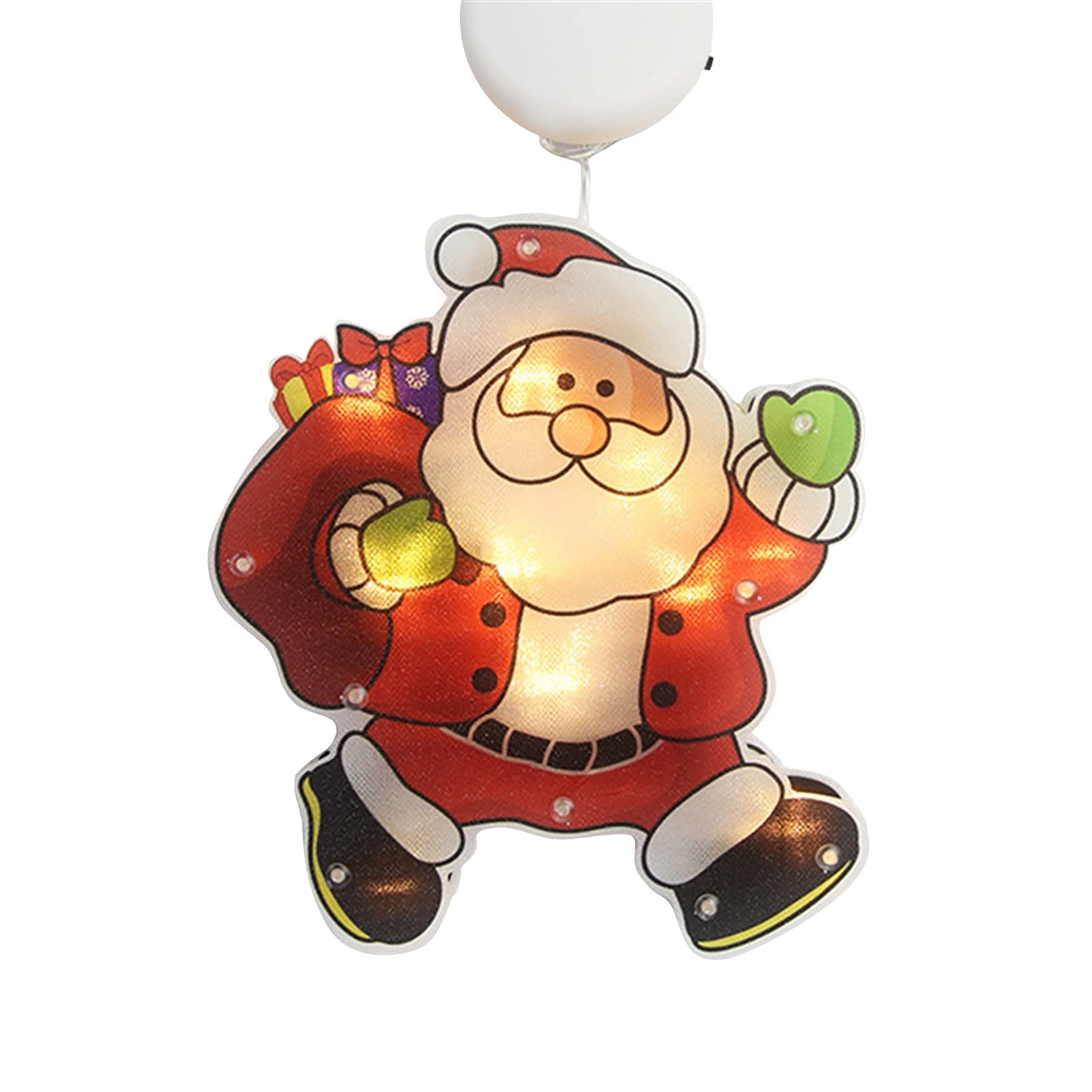 Neferlife LED Christmas Snowman Lights - Tree & Window Decor for Holidays