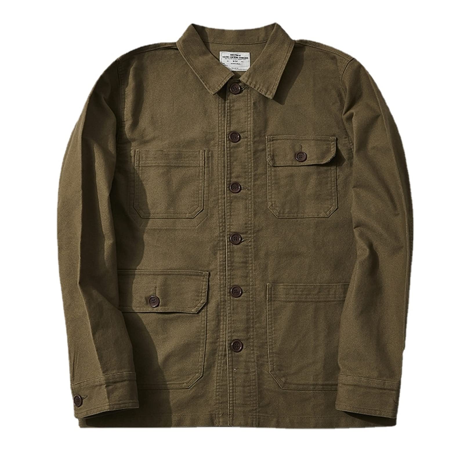 Vintage American Outdoor Work Moleskin Jackets for Men - Amekaji Workwear Style Casual Wear - Perfect for Hiking, Camping & Everyday Outdoor Adventures