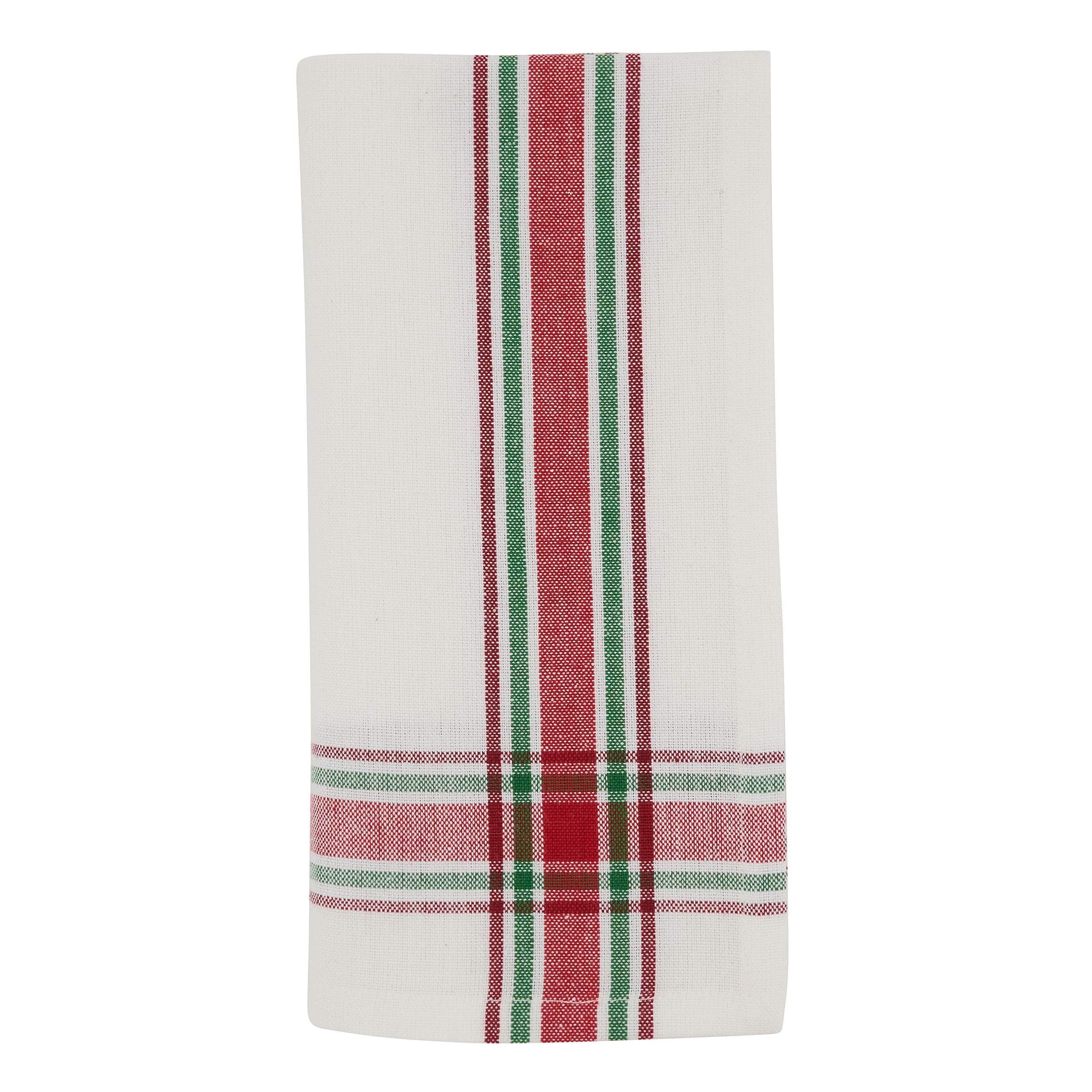 Plaid Design Table Napkins - Set of 4 Premium Cotton Napkins for Dining, Parties & Home Decor - Perfect for Thanksgiving, Christmas & Everyday Meals