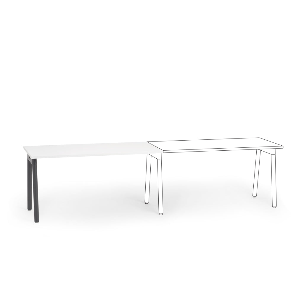 Series A Single Desk Add-On | Modern Office Desk Organizer | Perfect for Home Office & Workspace Organization