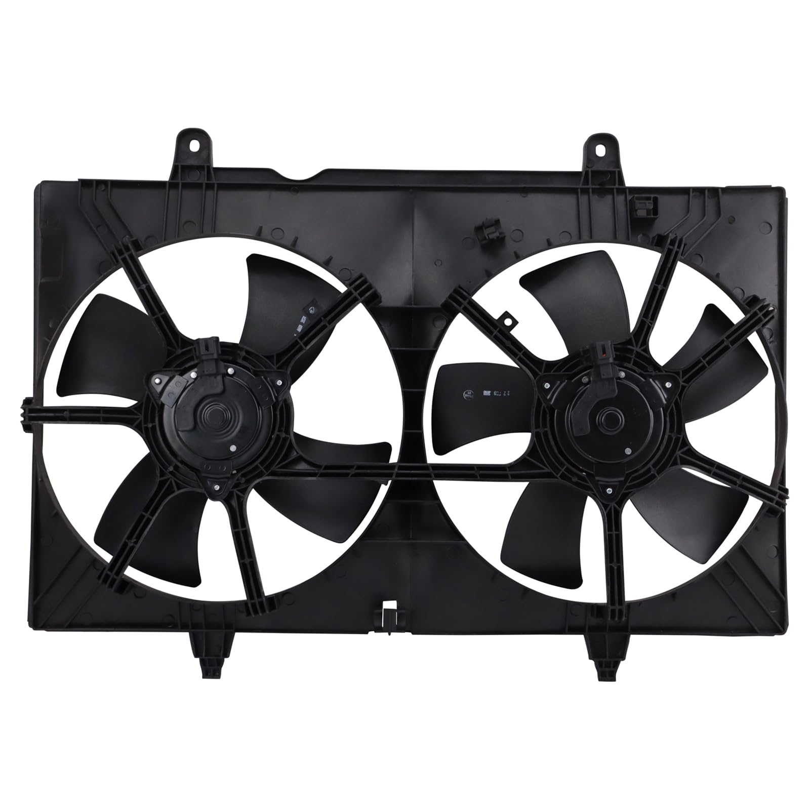 TRQ Radiator Dual Cooling Fan Assembly Compatible with 2004-2009 Nissan Quest NI3115126 - High Performance Cooling System for Hot Weather & Heavy Load Driving
