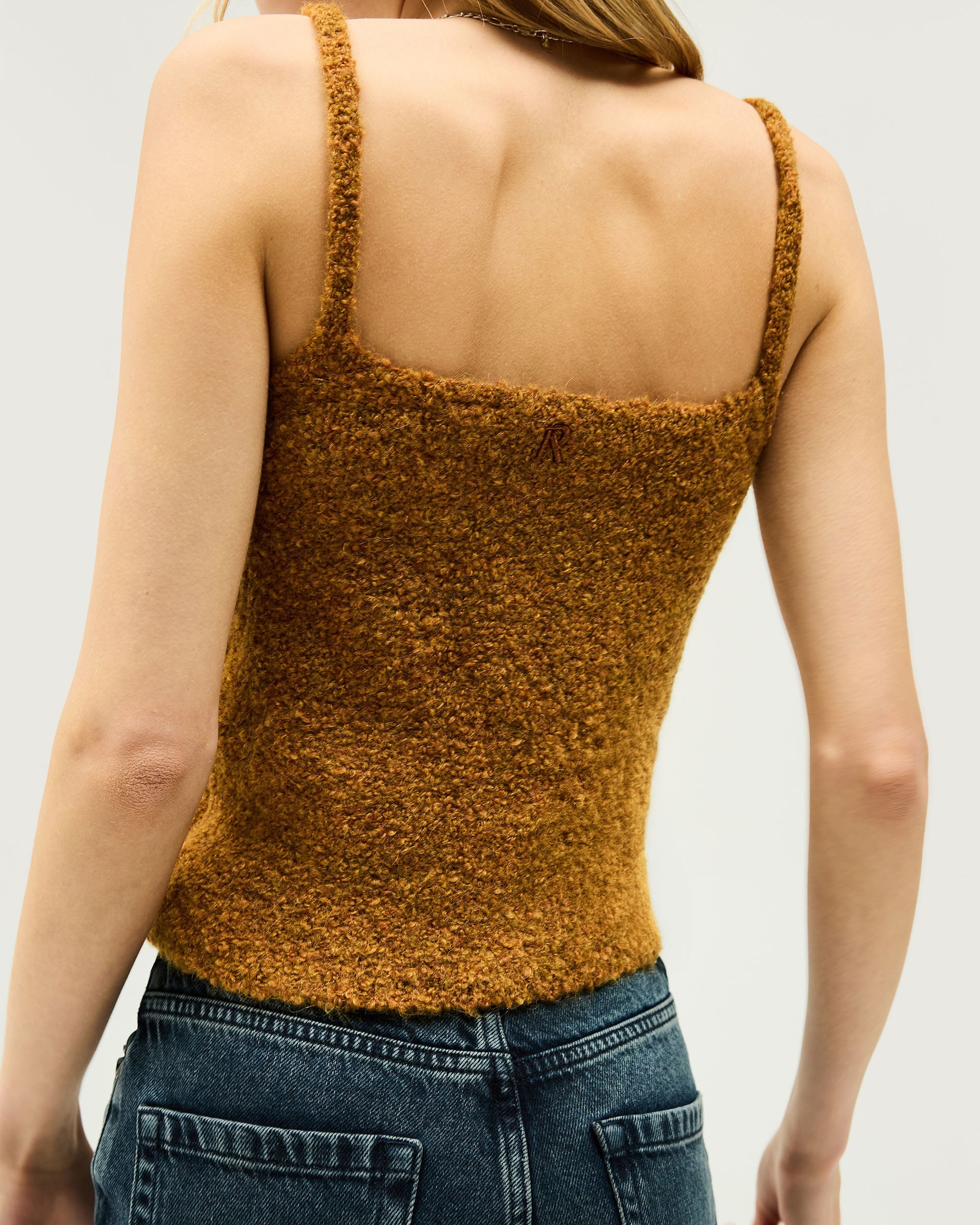 Breeze Cami Top - Soft Hazel Color Women's Casual Tank Top for Summer Outfits & Beach Wear