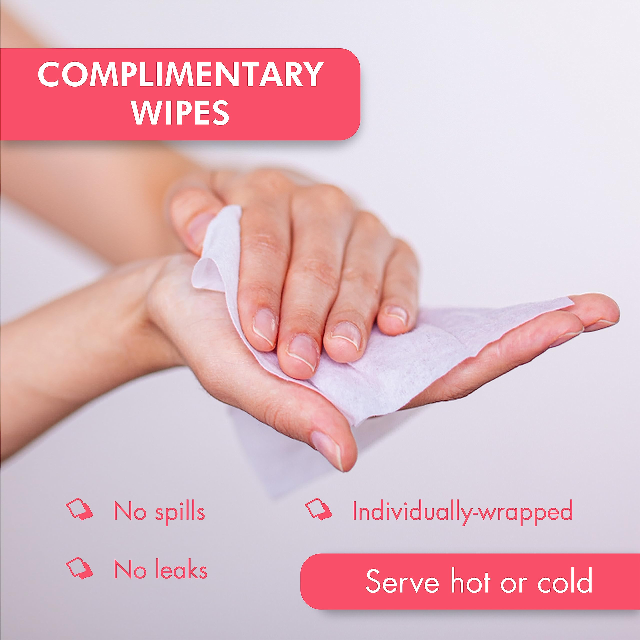 Premium Diamond Wipes Pre-Moistened Hand Wipes - 1000 Individually Wrapped, Extra Thick Lemon Scented Wet Wipes (10