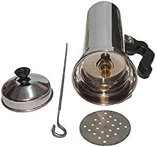 Premium Stainless Steel Puttu Maker with Lid & Steamer Plate - Traditional Kerala Kuzhal Puttu Cooker for Healthy Breakfast - Ideal for Making South Indian Rice Cakes at Home
