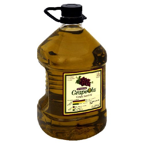 Premium Organic Grape Seed Oil - 3 Liter (Pack of 6) | Cold-Pressed, High Heat Cooking Oil for Frying, Baking & Salad Dressings | Healthy Kitchen Essential for Home Chefs